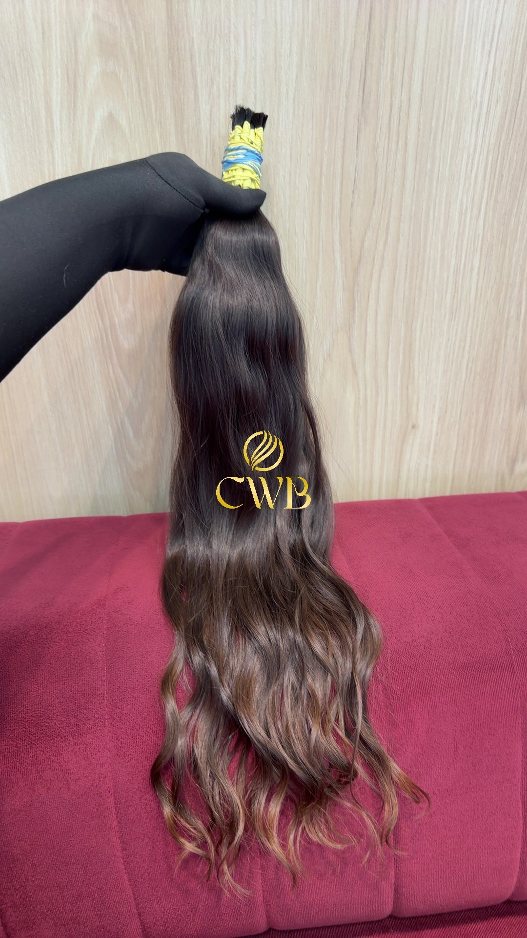 Cabelo Castanho Médio 60cm 116g Brasileiro do Sul