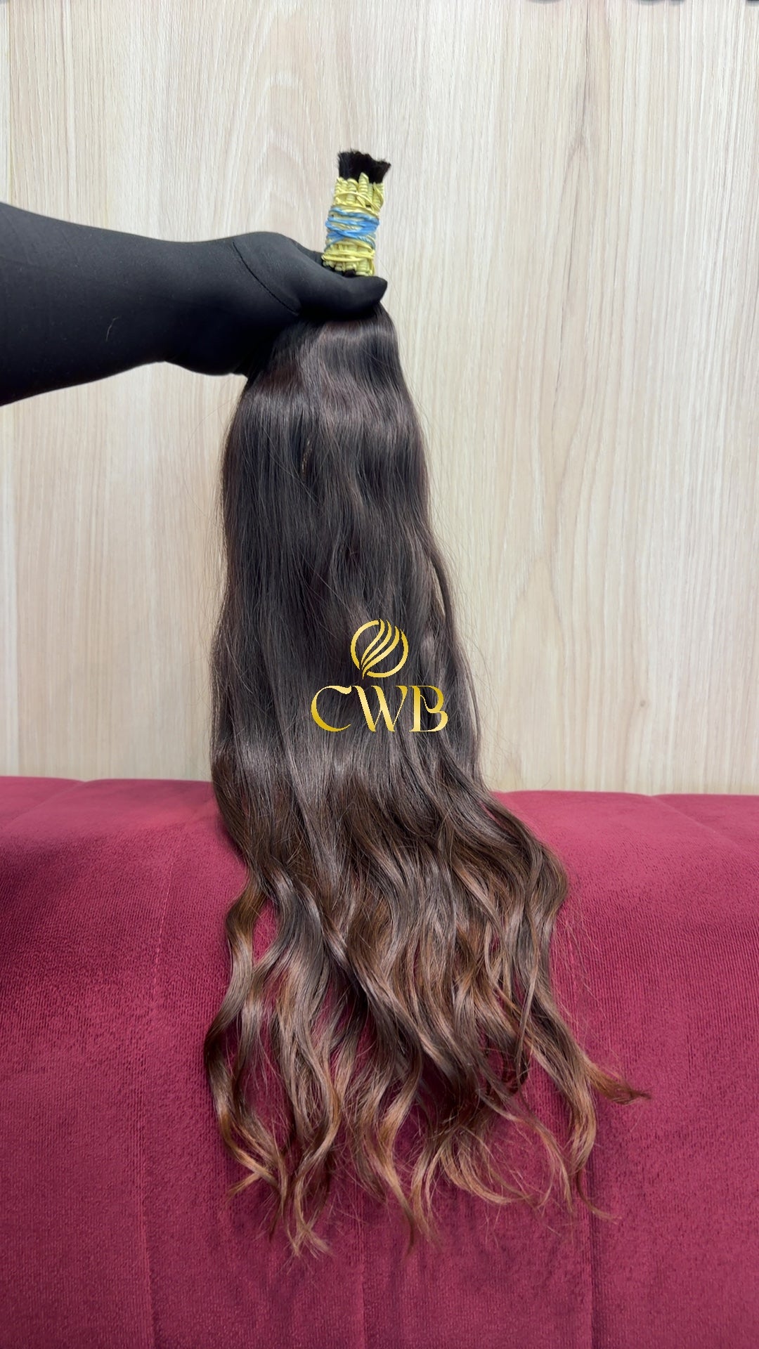 Cabelo Castanho Médio 60cm 116g Brasileiro do Sul