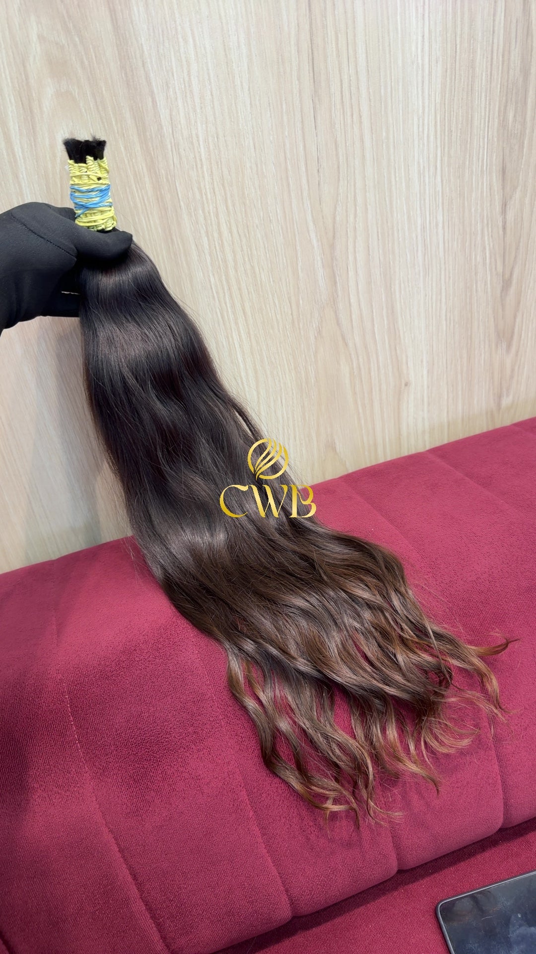 Cabelo Castanho Médio 60cm 116g Brasileiro do Sul