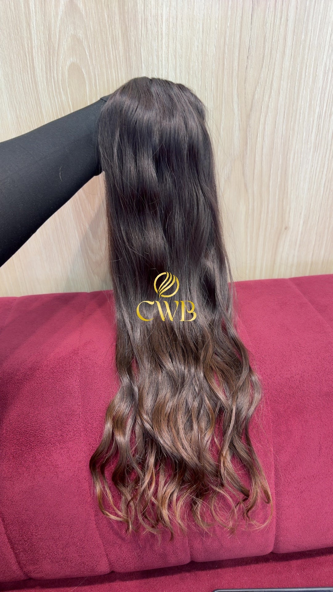Cabelo Castanho Médio 60cm 116g Brasileiro do Sul