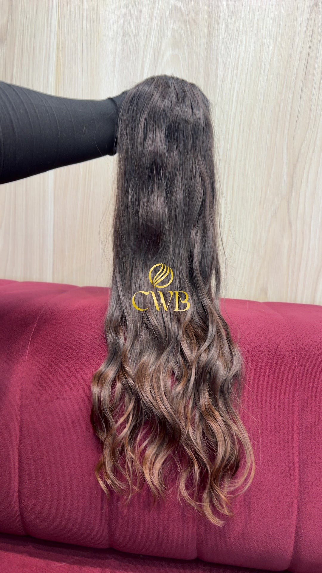Cabelo Castanho Médio 60cm 116g Brasileiro do Sul