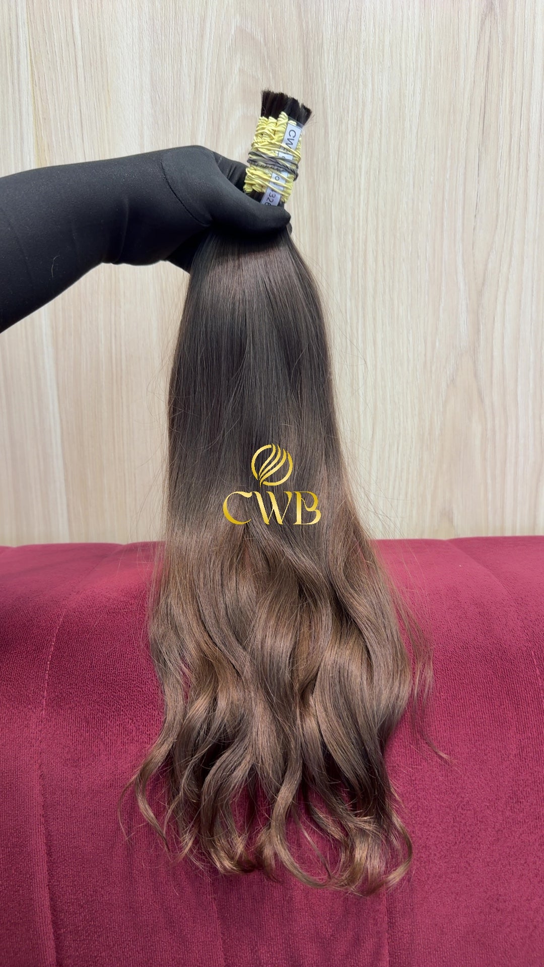 Cabelo Loiro Natural Escuro 54cm 121g Brasileiro do Sul