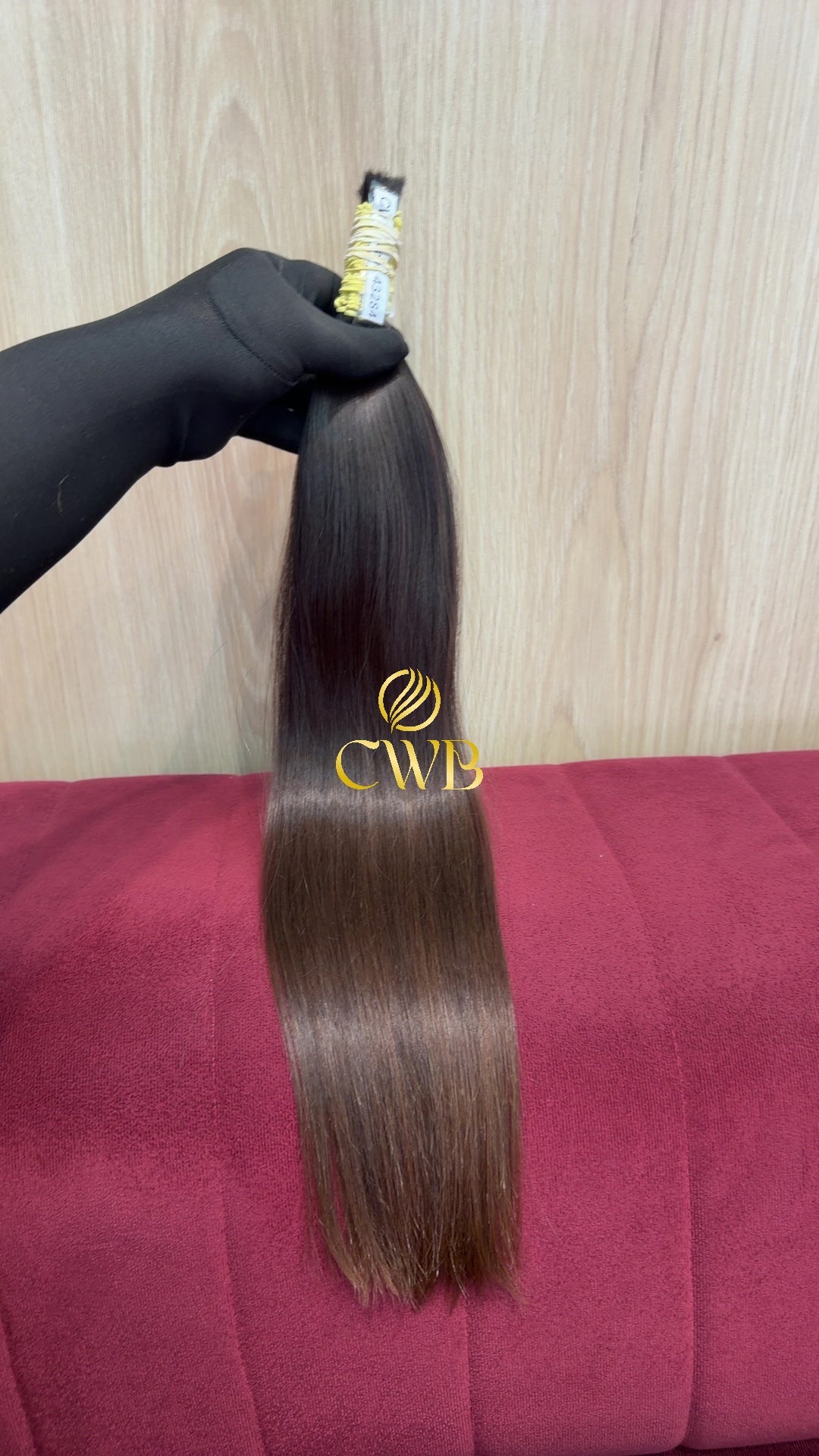 Cabelo Castanho Claro 53cm 65g Brasileiro do Sul
