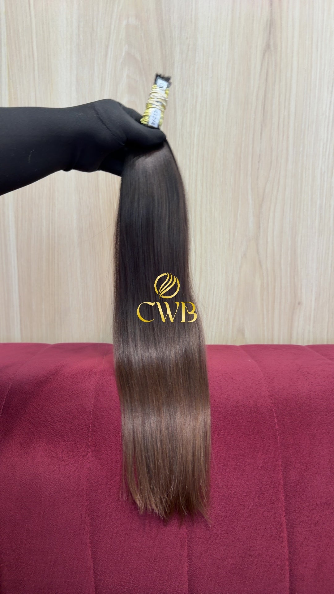 Cabelo Castanho Claro 53cm 65g Brasileiro do Sul