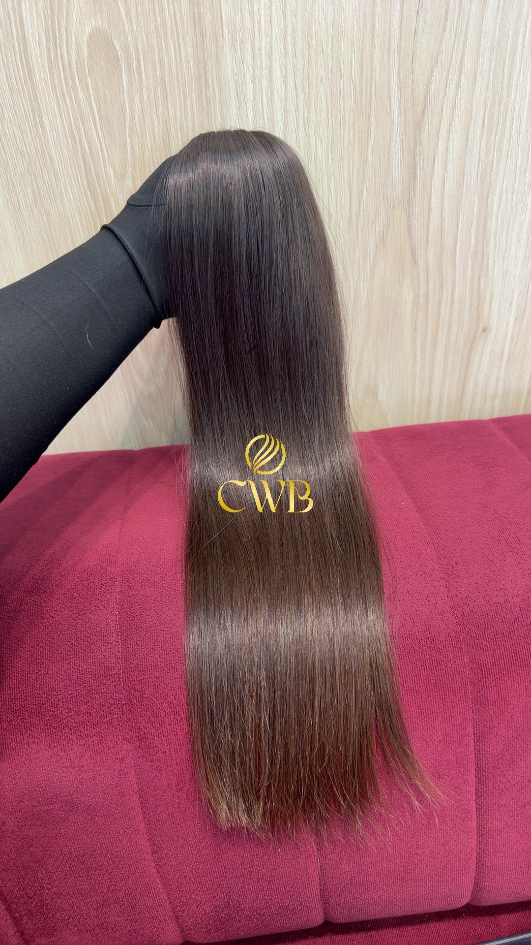Cabelo Castanho Claro 53cm 65g Brasileiro do Sul