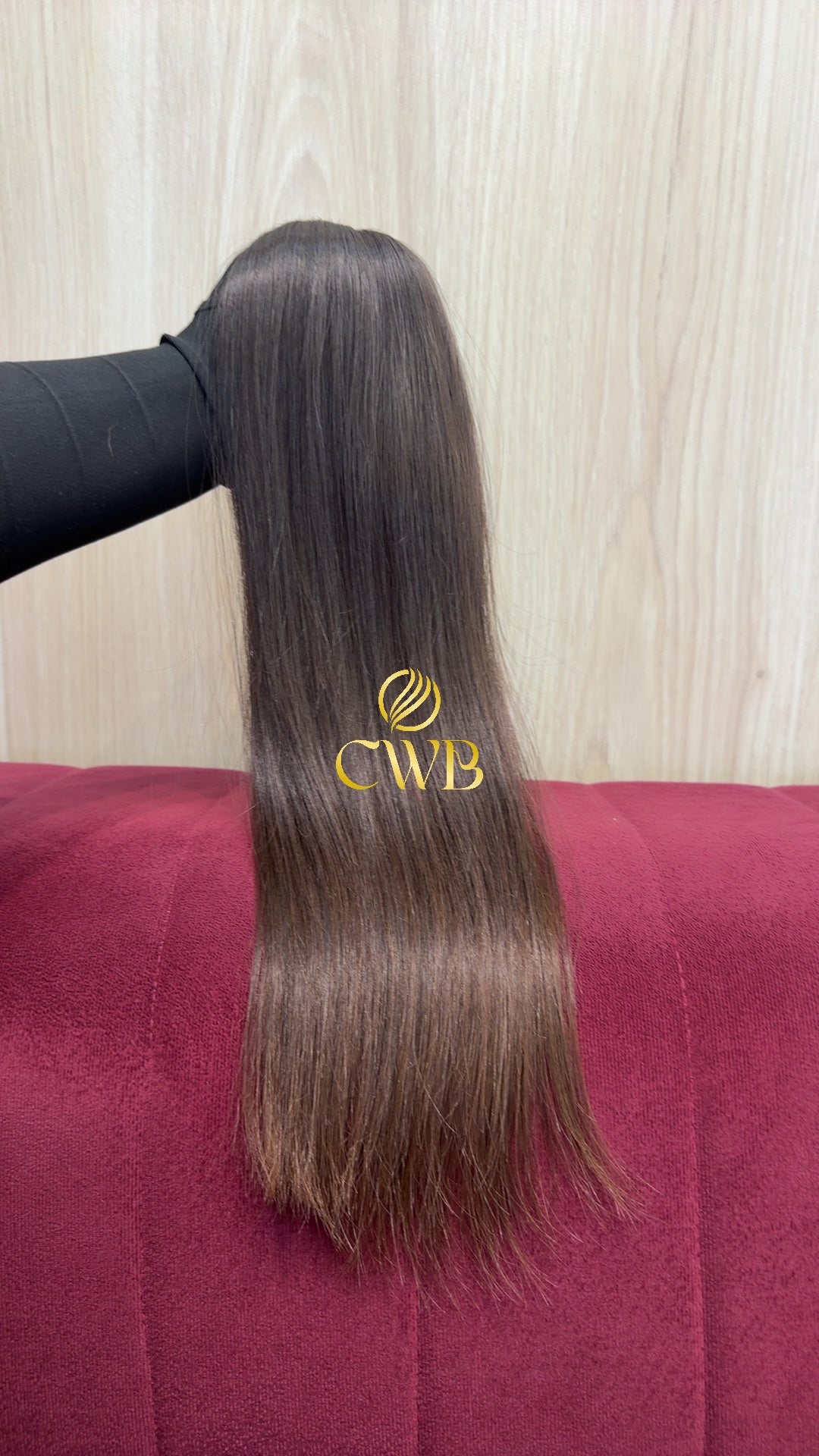 Cabelo Castanho Claro 53cm 65g Brasileiro do Sul