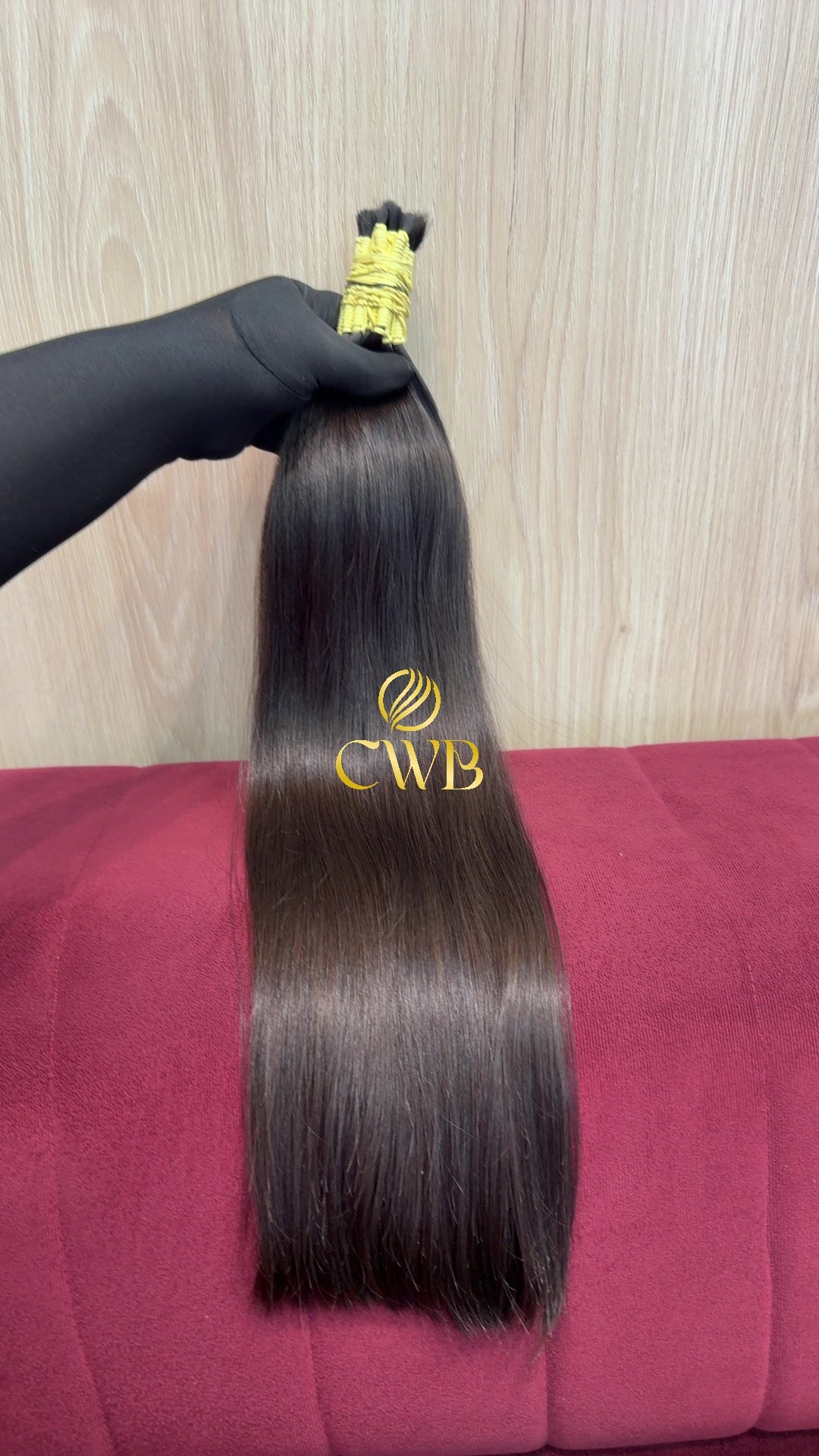 Cabelo Castanho Claro 56cm 139g Brasileiro do Sul