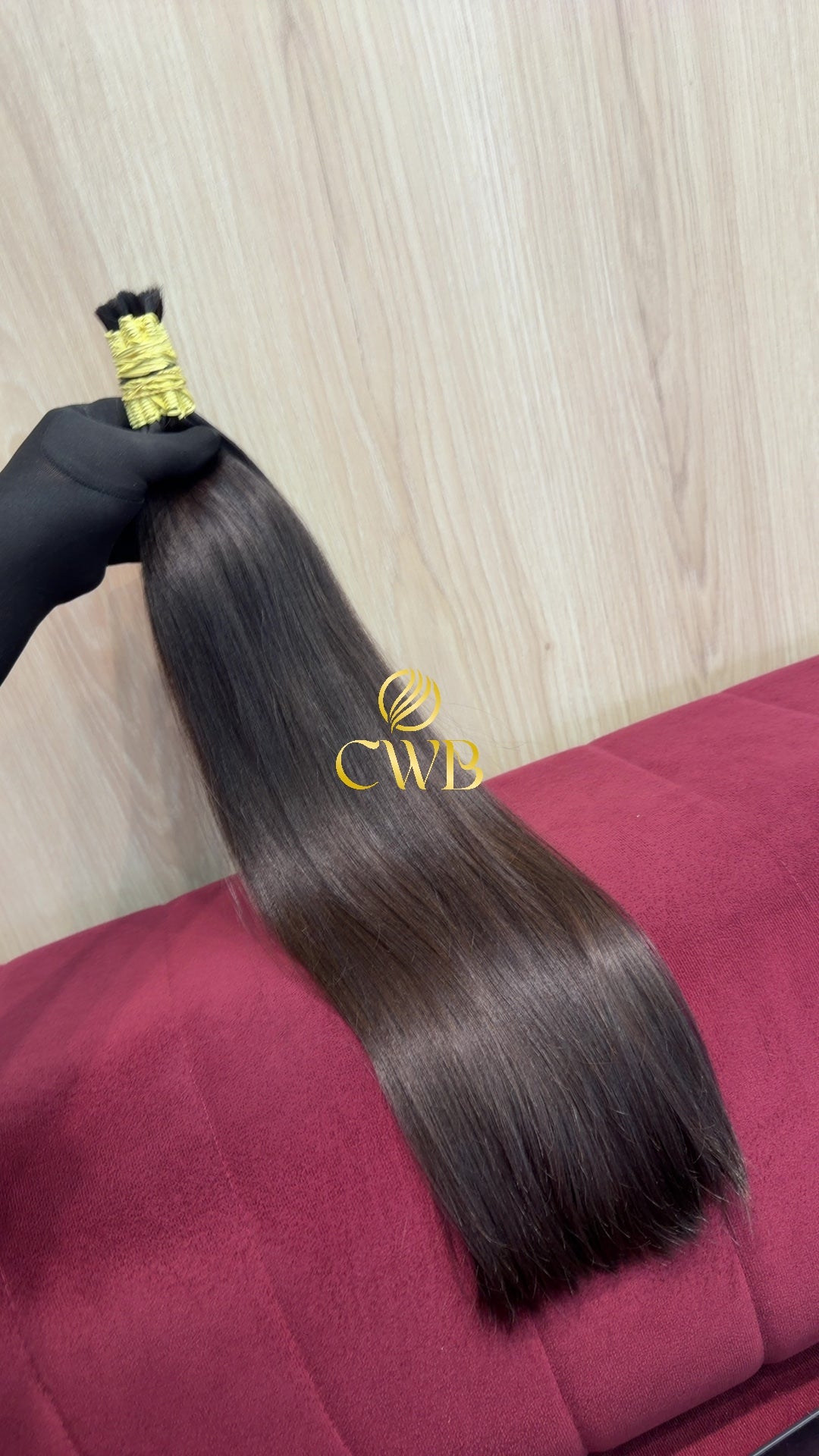 Cabelo Castanho Claro 56cm 139g Brasileiro do Sul