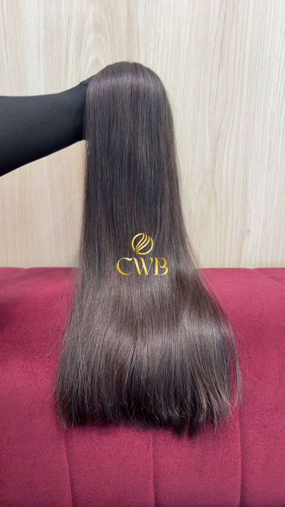 Cabelo Castanho Claro 56cm 139g Brasileiro do Sul