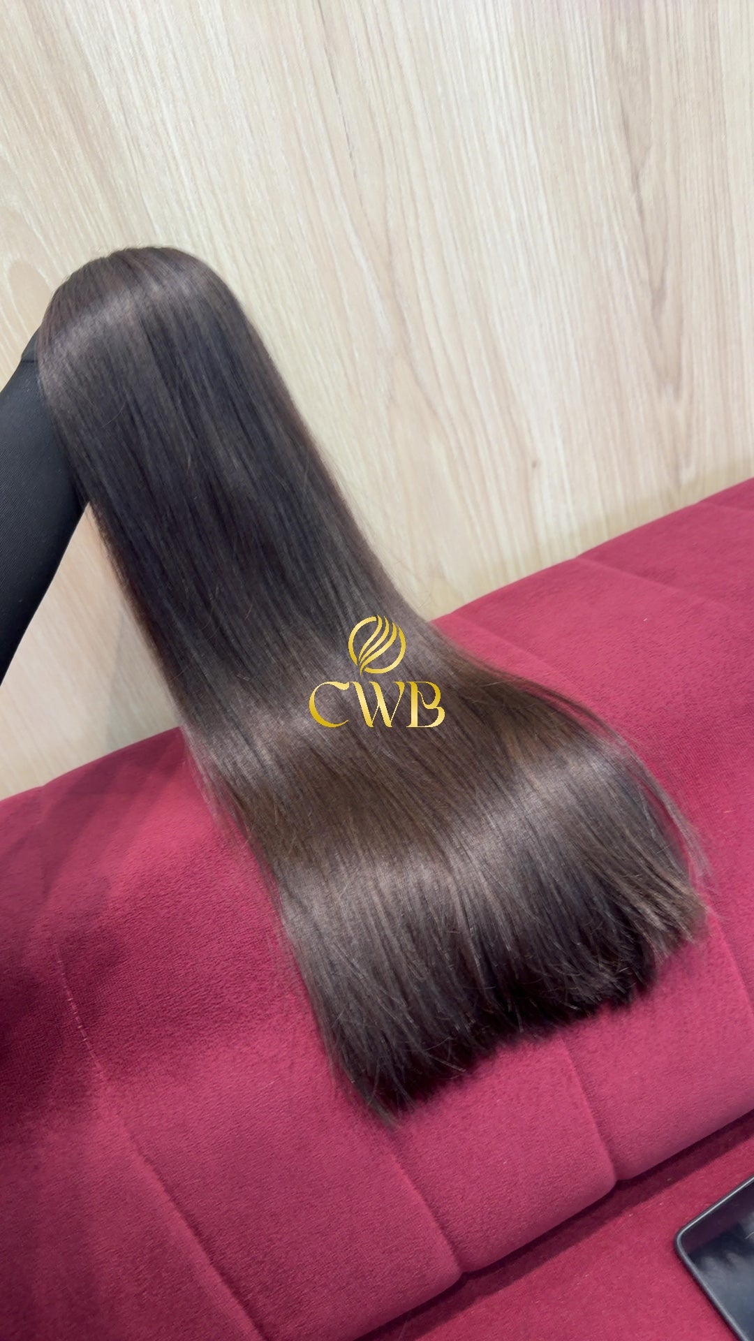Cabelo Castanho Claro 56cm 139g Brasileiro do Sul