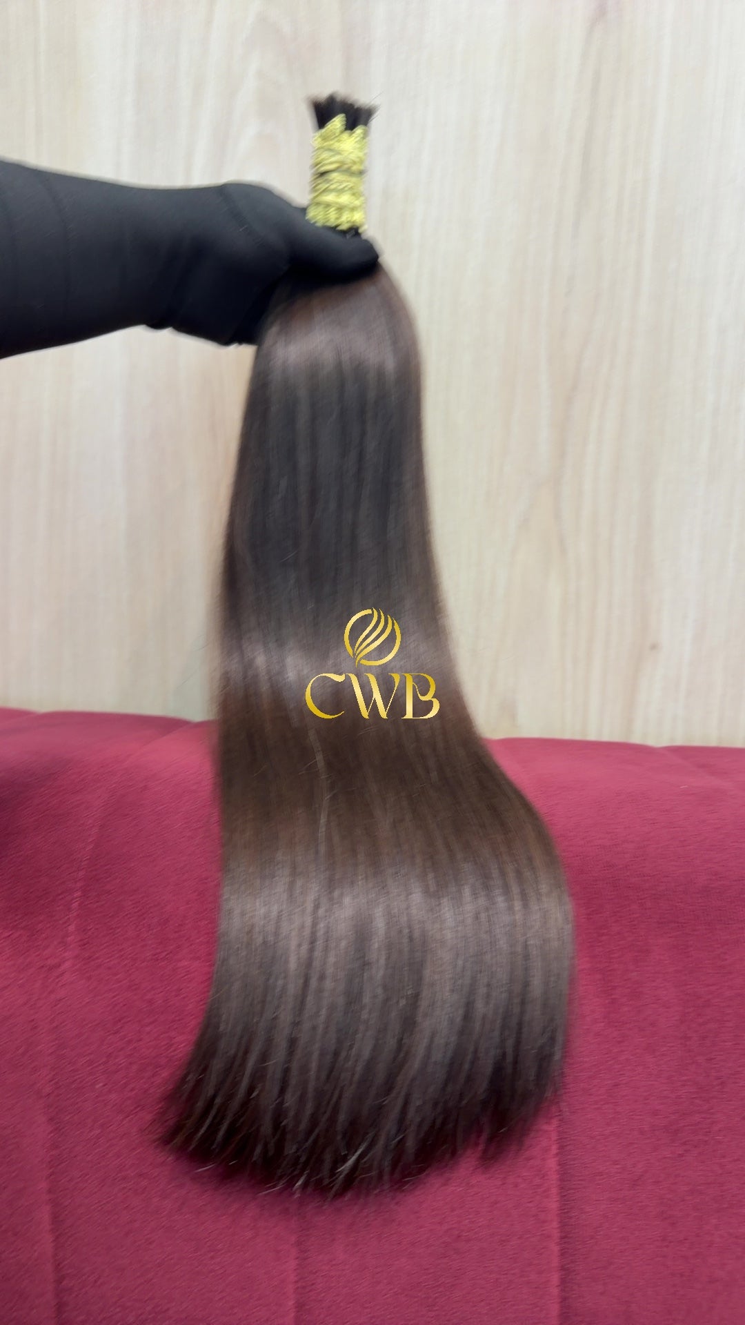 Cabelo Castanho Claro 58cm 113g Brasileiro do Sul
