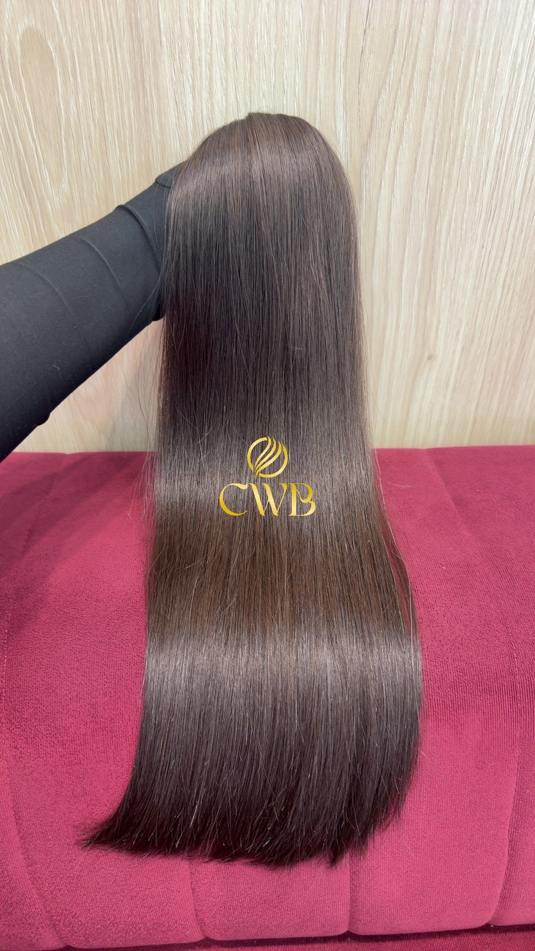 Cabelo Castanho Claro 58cm 113g Brasileiro do Sul