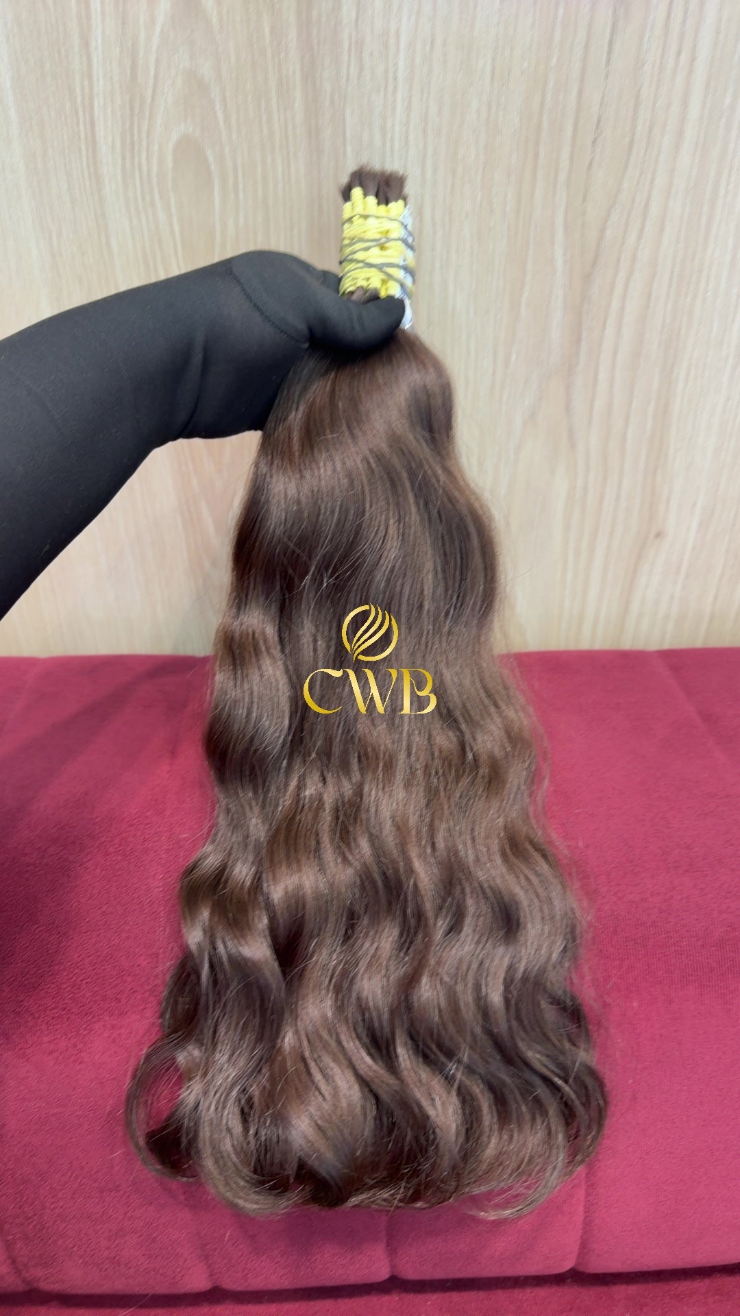 Cabelo Loiro Natural Escuro 50cm 169g Brasileiro do Sul