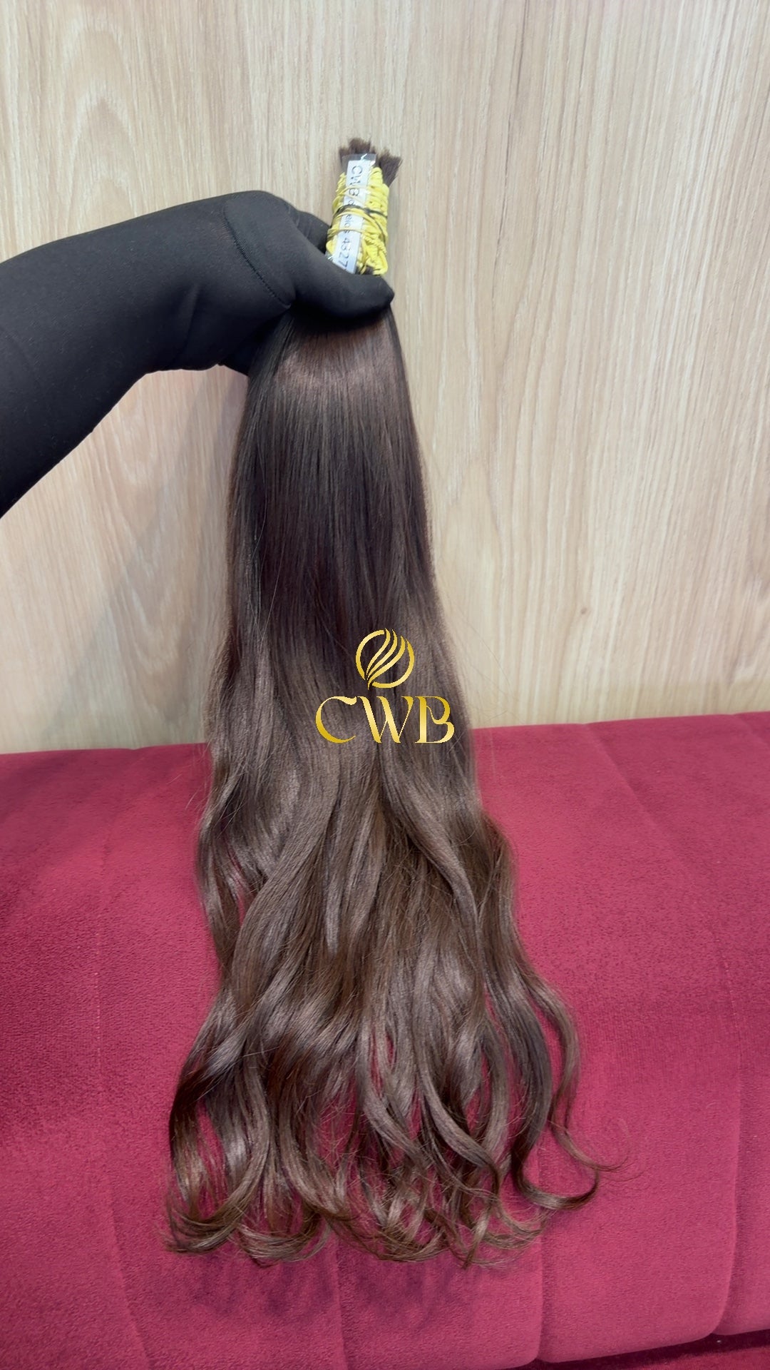 Cabelo Castanho Claro 57cm 98g Brasileiro do Sul