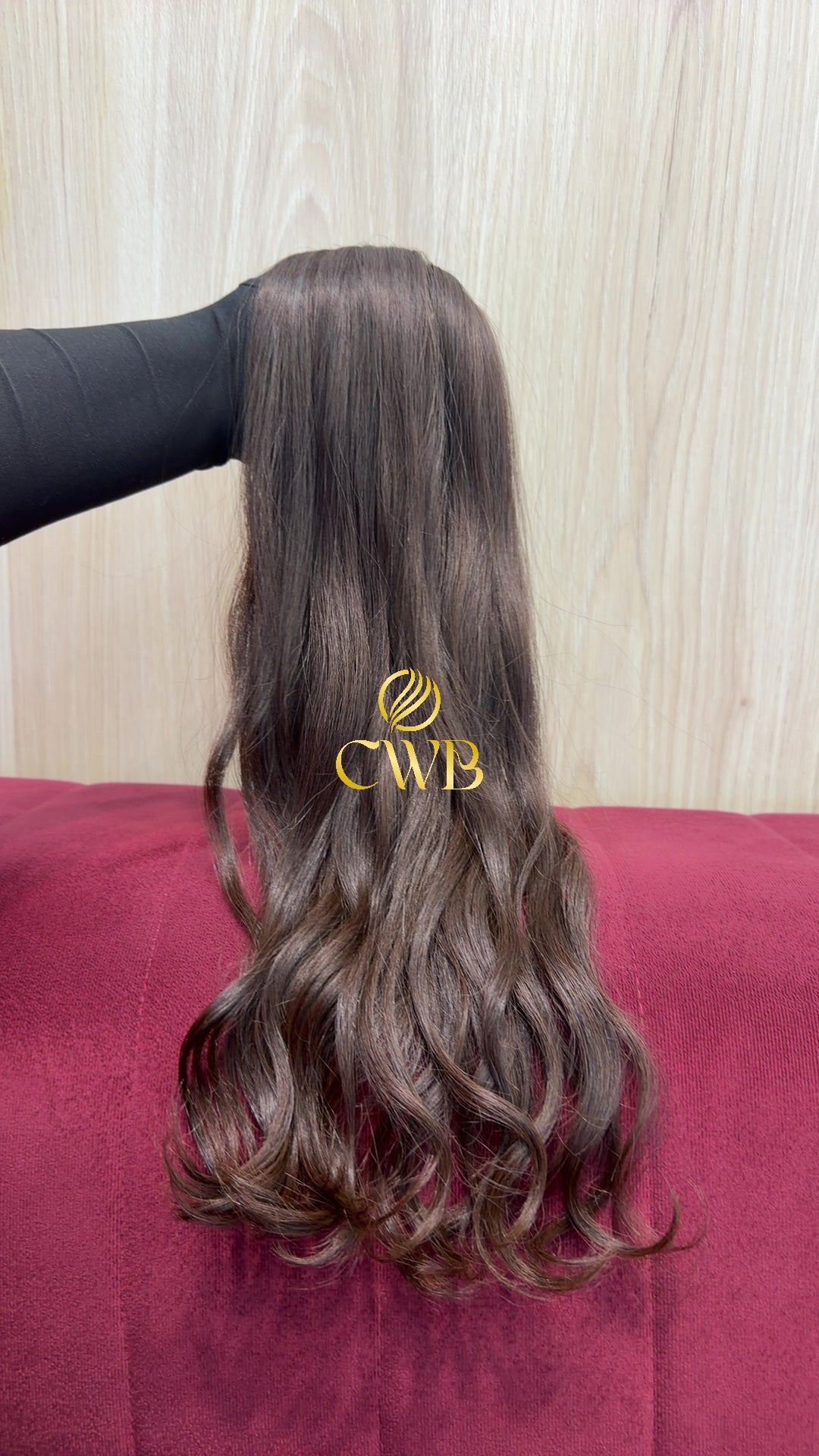 Cabelo Castanho Claro 57cm 98g Brasileiro do Sul