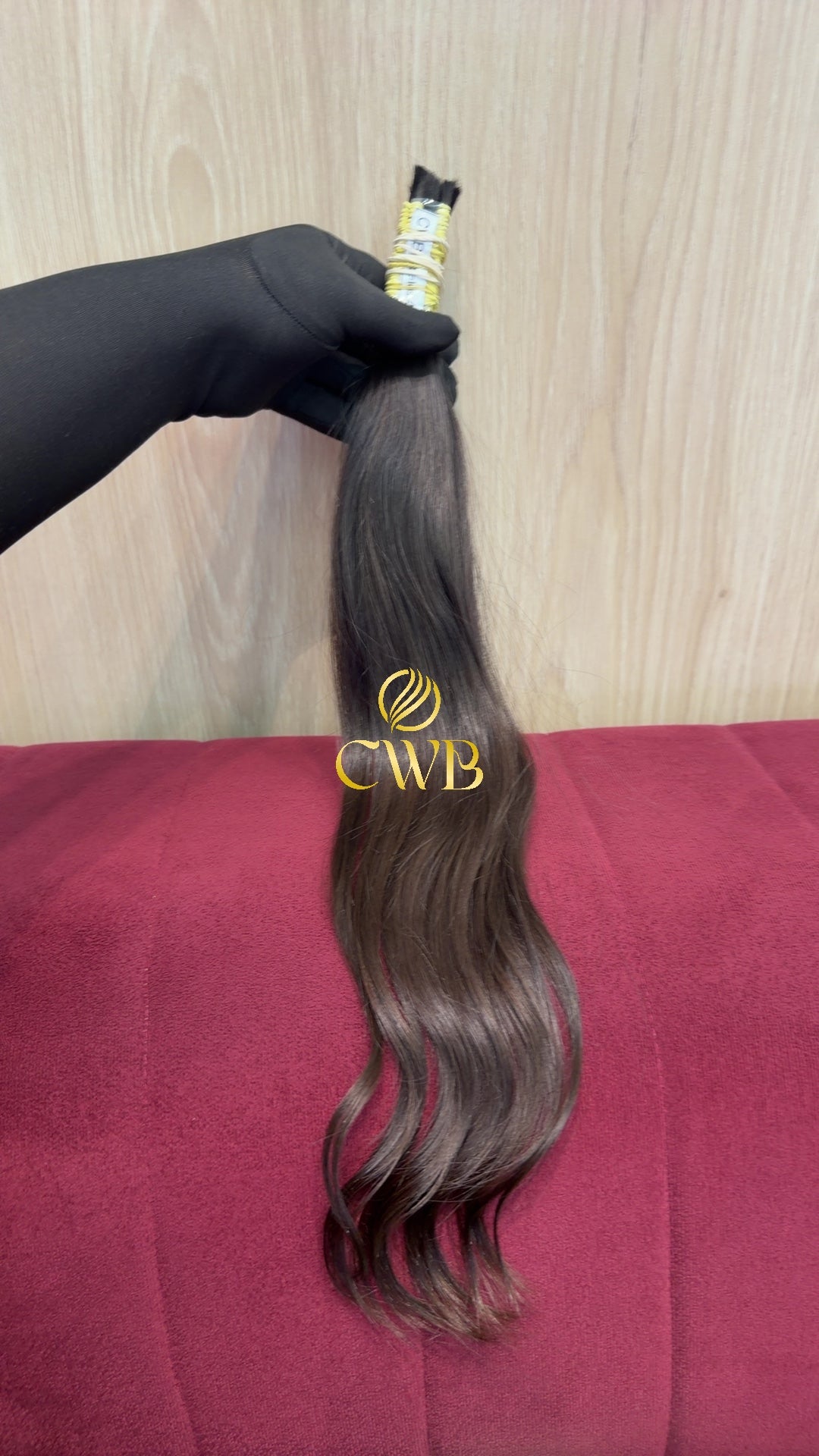 Cabelo Castanho Médio 53cm 66g Brasileiro do Sul