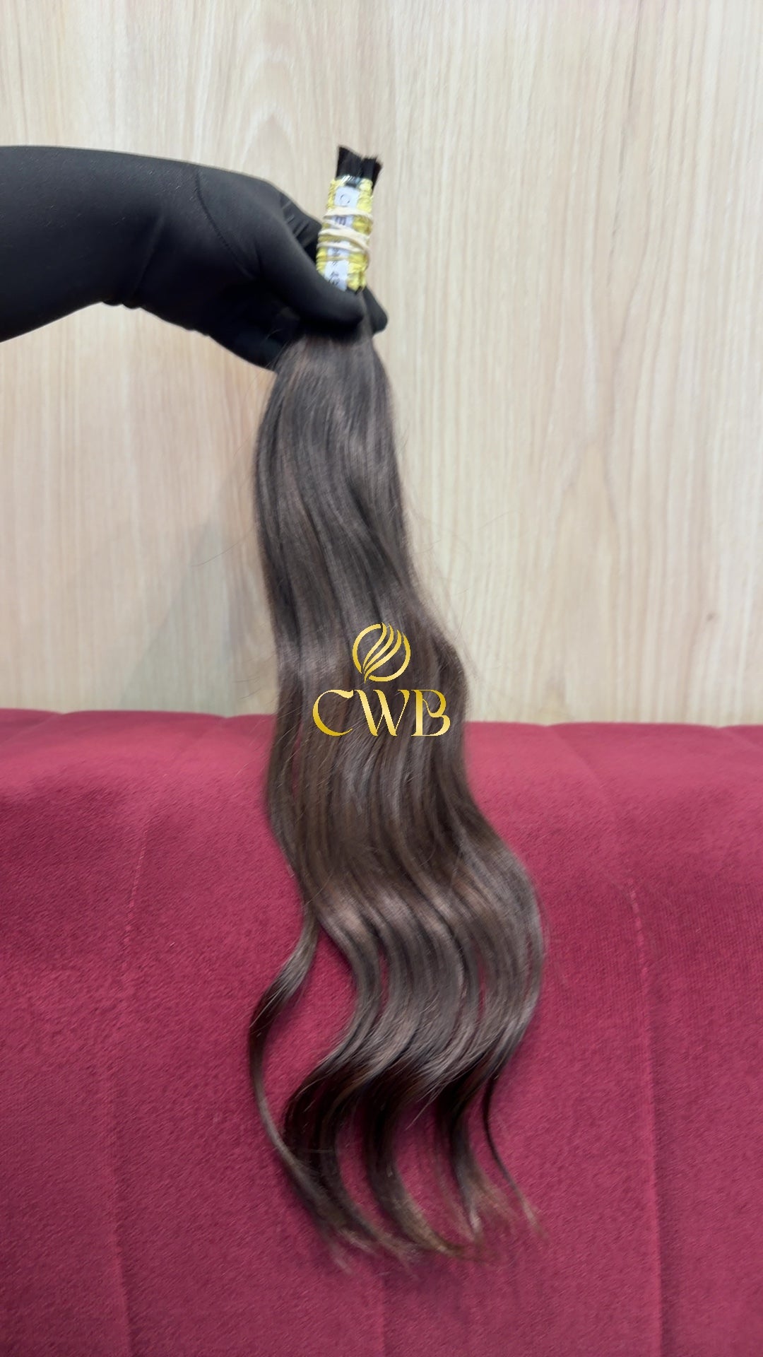 Cabelo Castanho Médio 53cm 66g Brasileiro do Sul