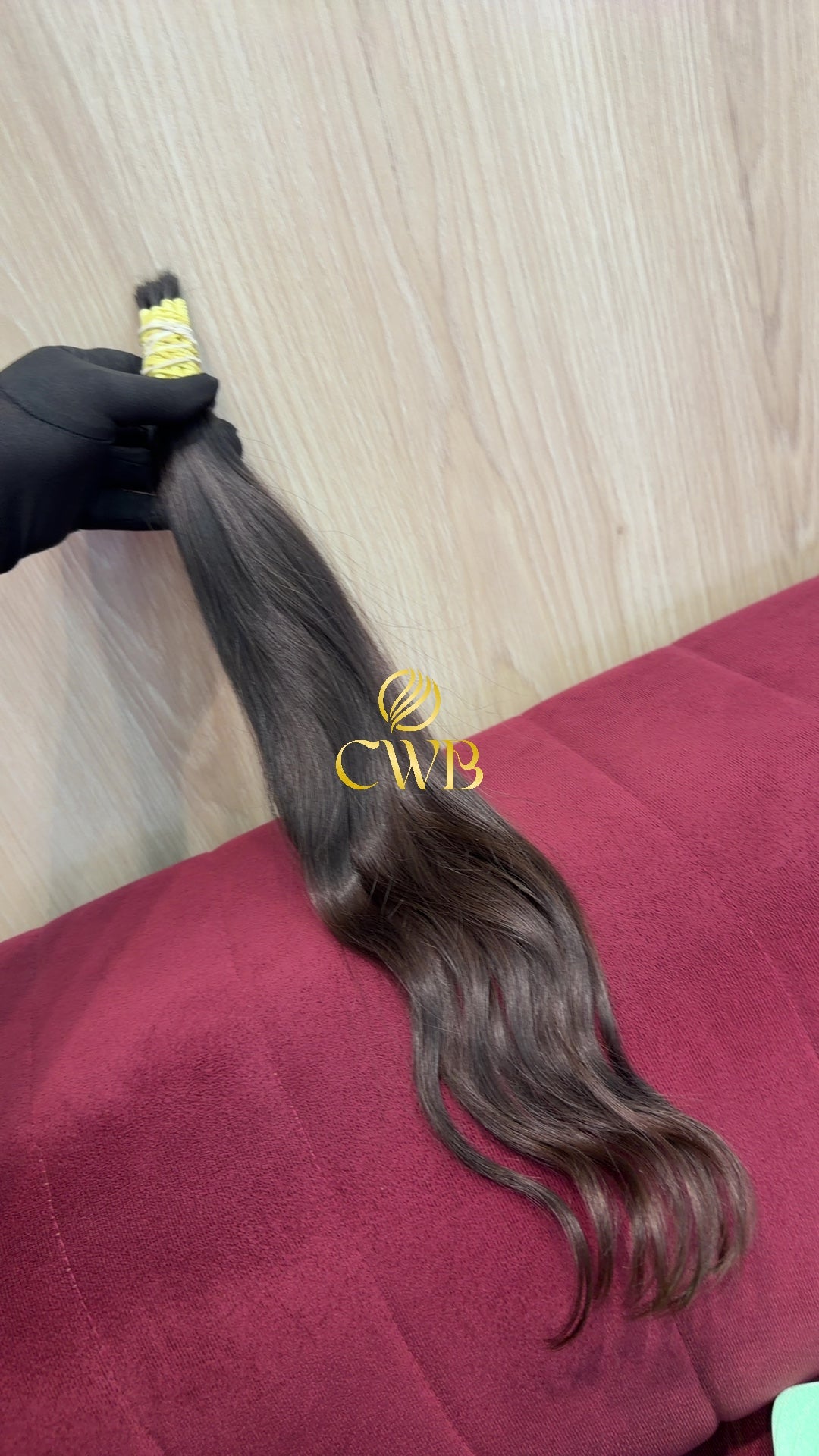 Cabelo Castanho Médio 53cm 66g Brasileiro do Sul