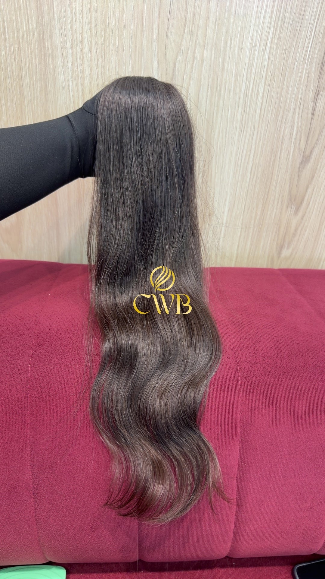Cabelo Castanho Médio 53cm 66g Brasileiro do Sul