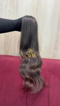 Cabelo Castanho Médio 53cm 66g Brasileiro do Sul