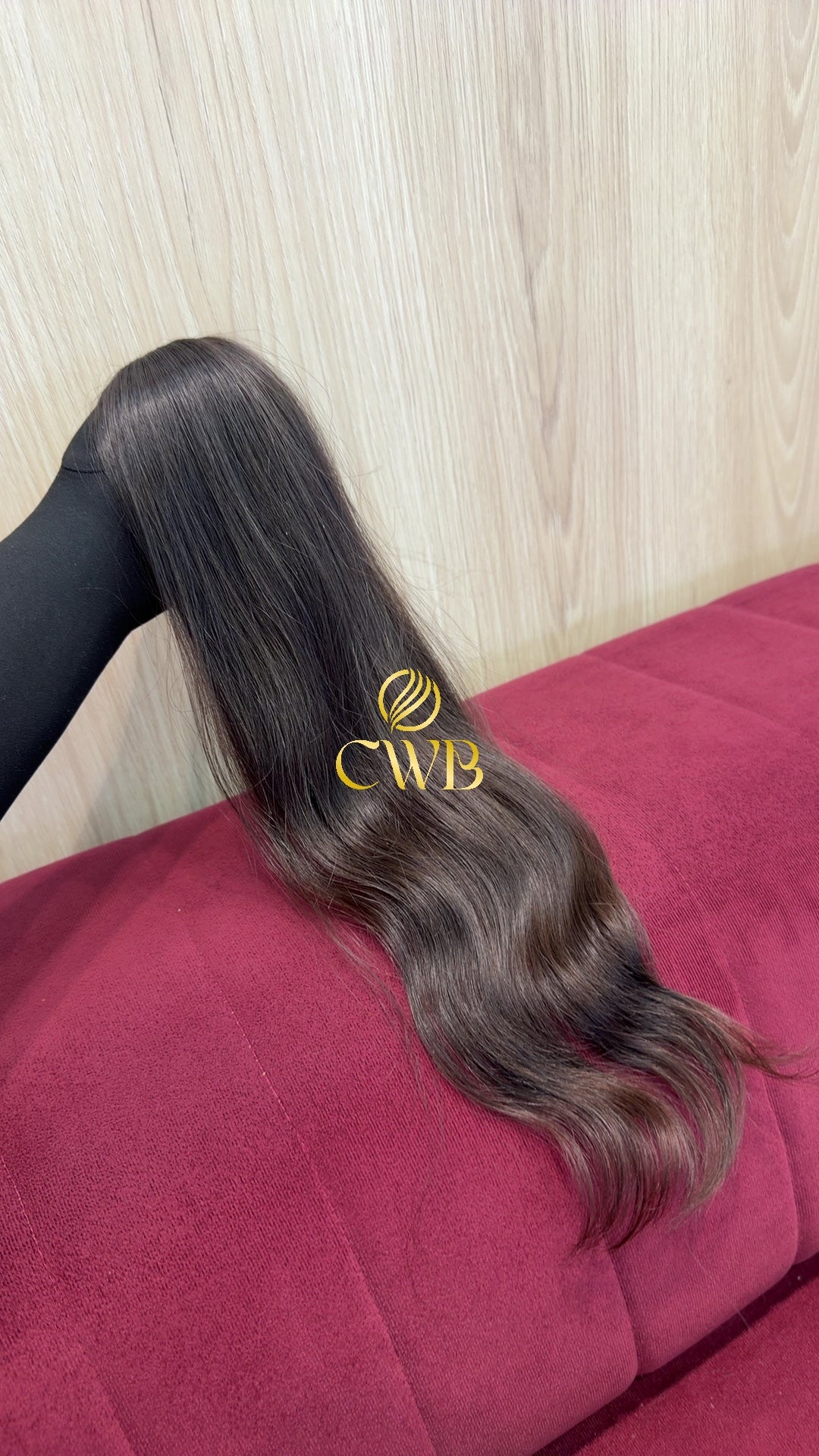 Cabelo Castanho Médio 53cm 66g Brasileiro do Sul