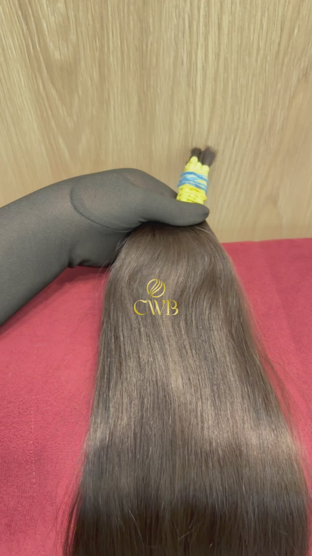 Cabelo Castanho Natural Claro 65cm 88g Brasileiro do Sul