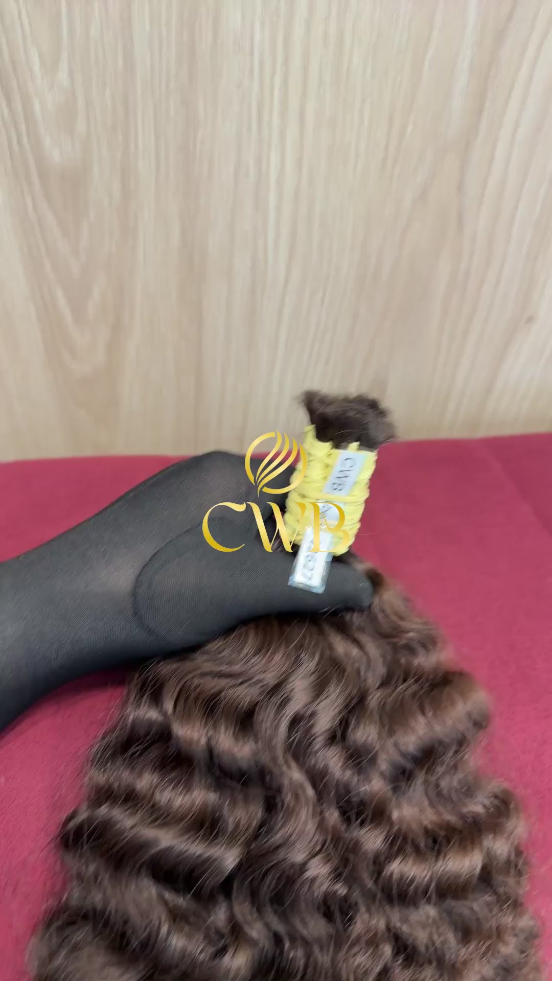 Cabelo Castanho Claro 38cm 135g Brasileiro do Sul