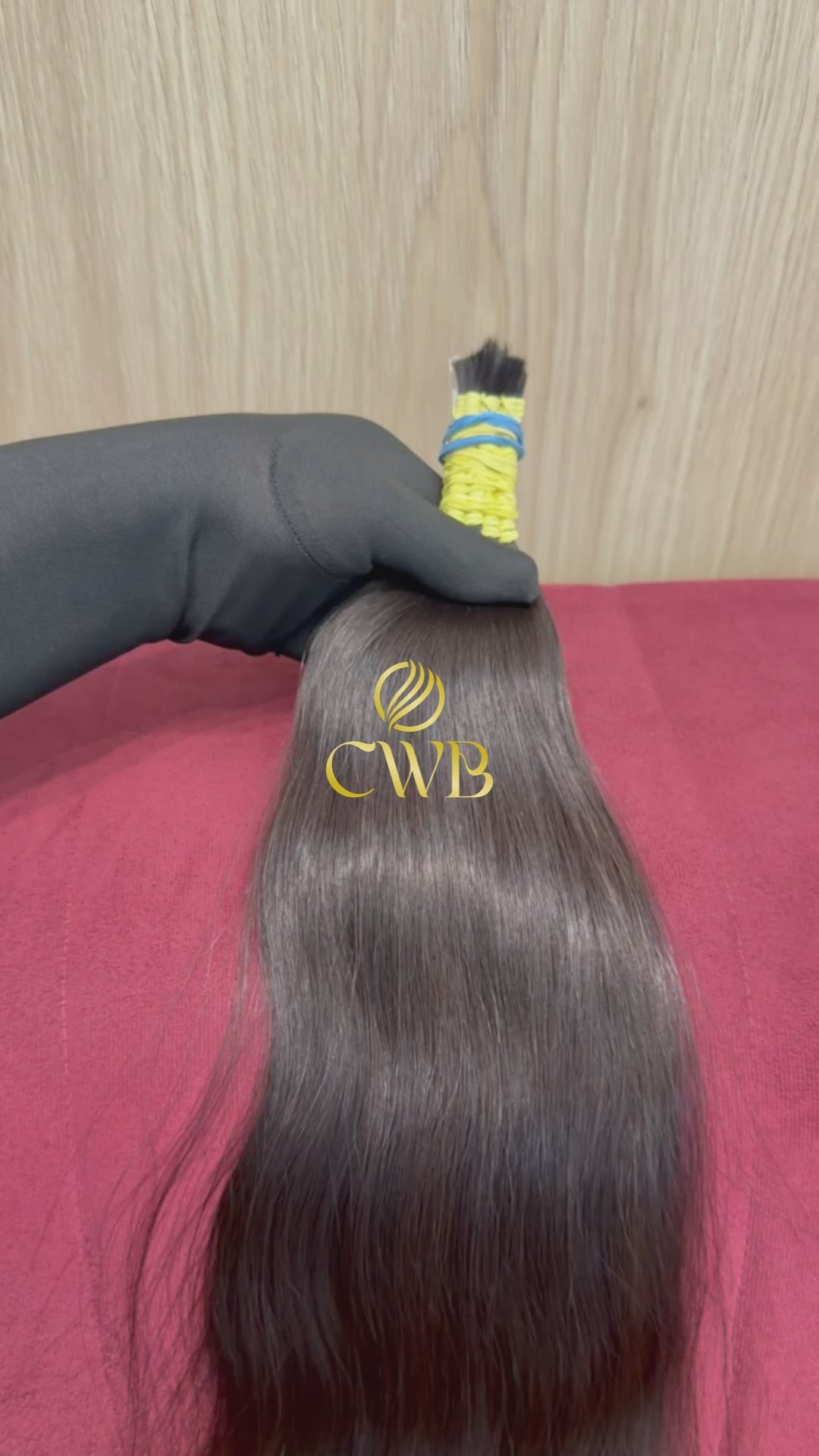 Cabelo Castanho Natural Médio 64cm 98g Brasileiro do Sul