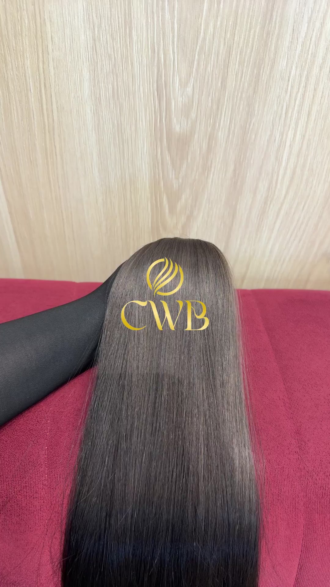 Cabelo Castanho Claro Natural 57cm 134g Brasileiro do Sul