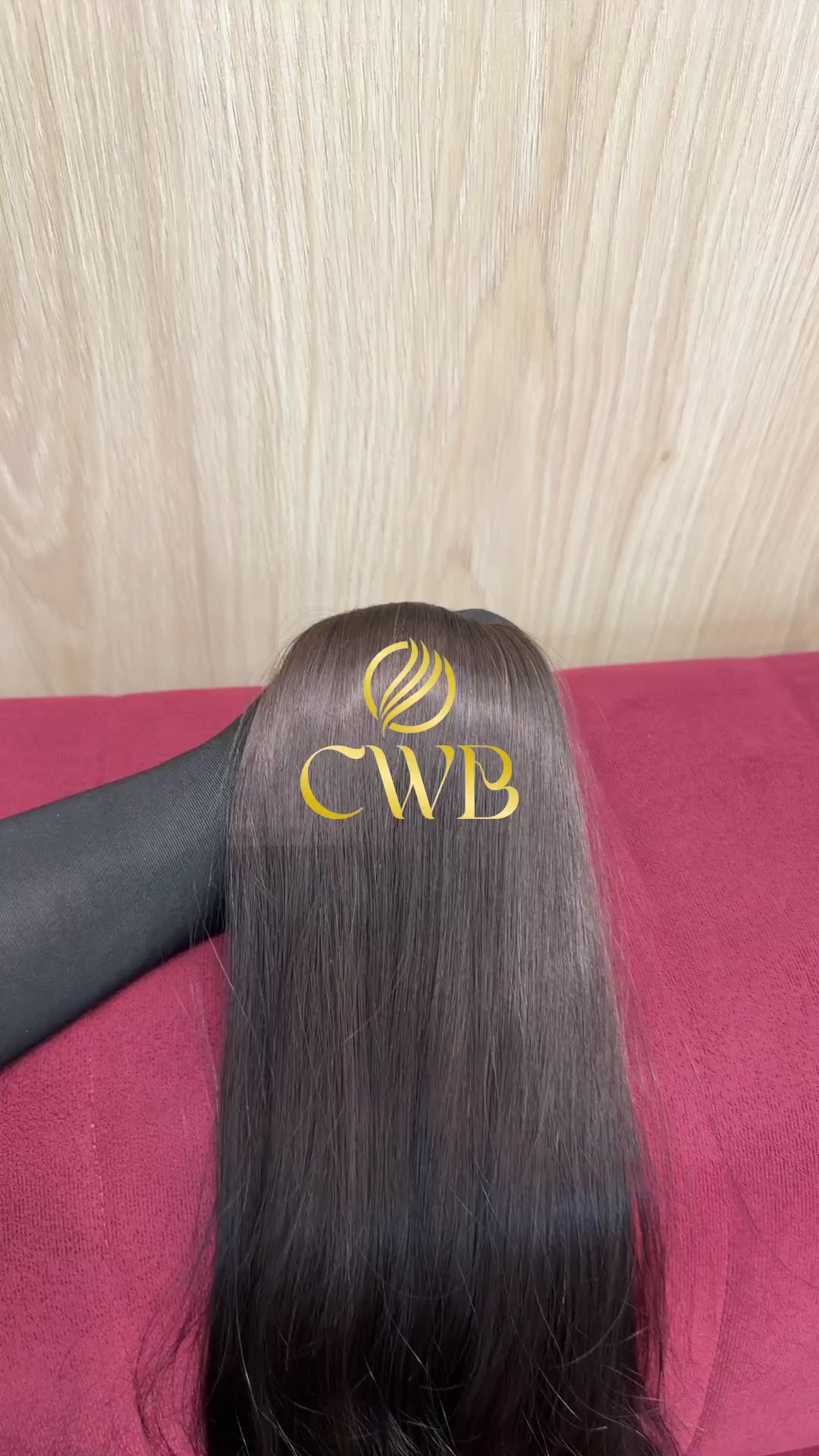 Cabelo Castanho Natural Médio 56cm 110g Brasileiro do Sul
