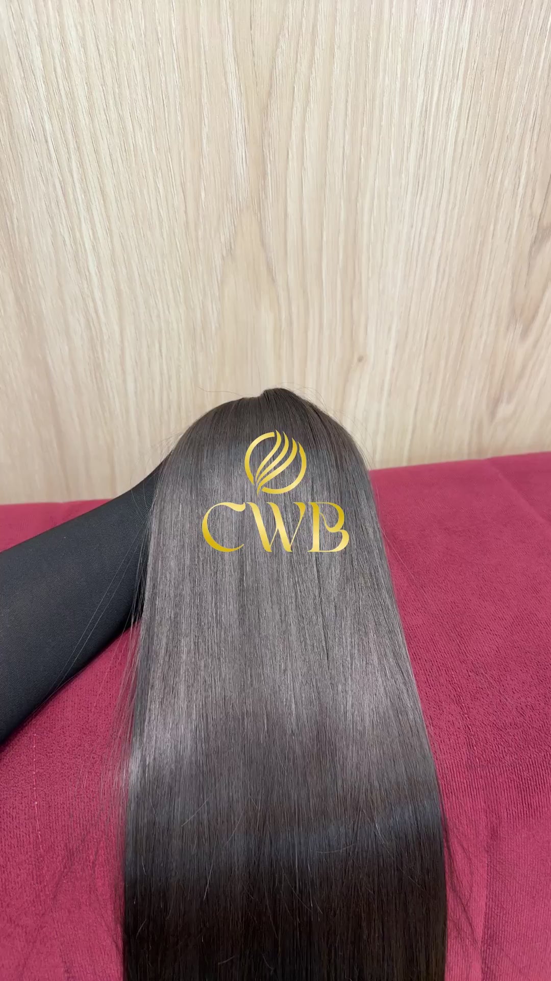 Cabelo Castanho Natural Médio 64cm 188g Brasileiro do Sul
