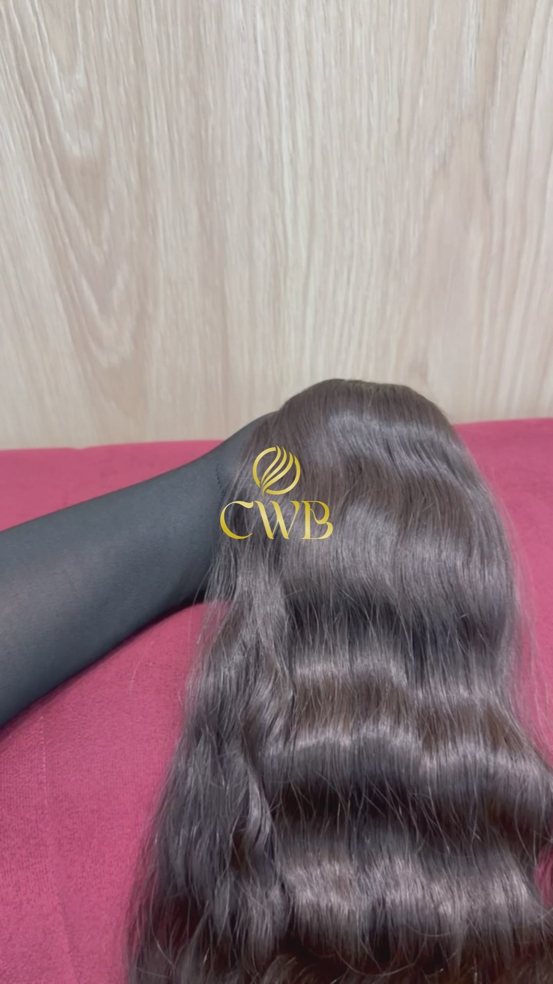 Cabelo Castanho Natural Claro 56cm 87g Brasileiro do Sul