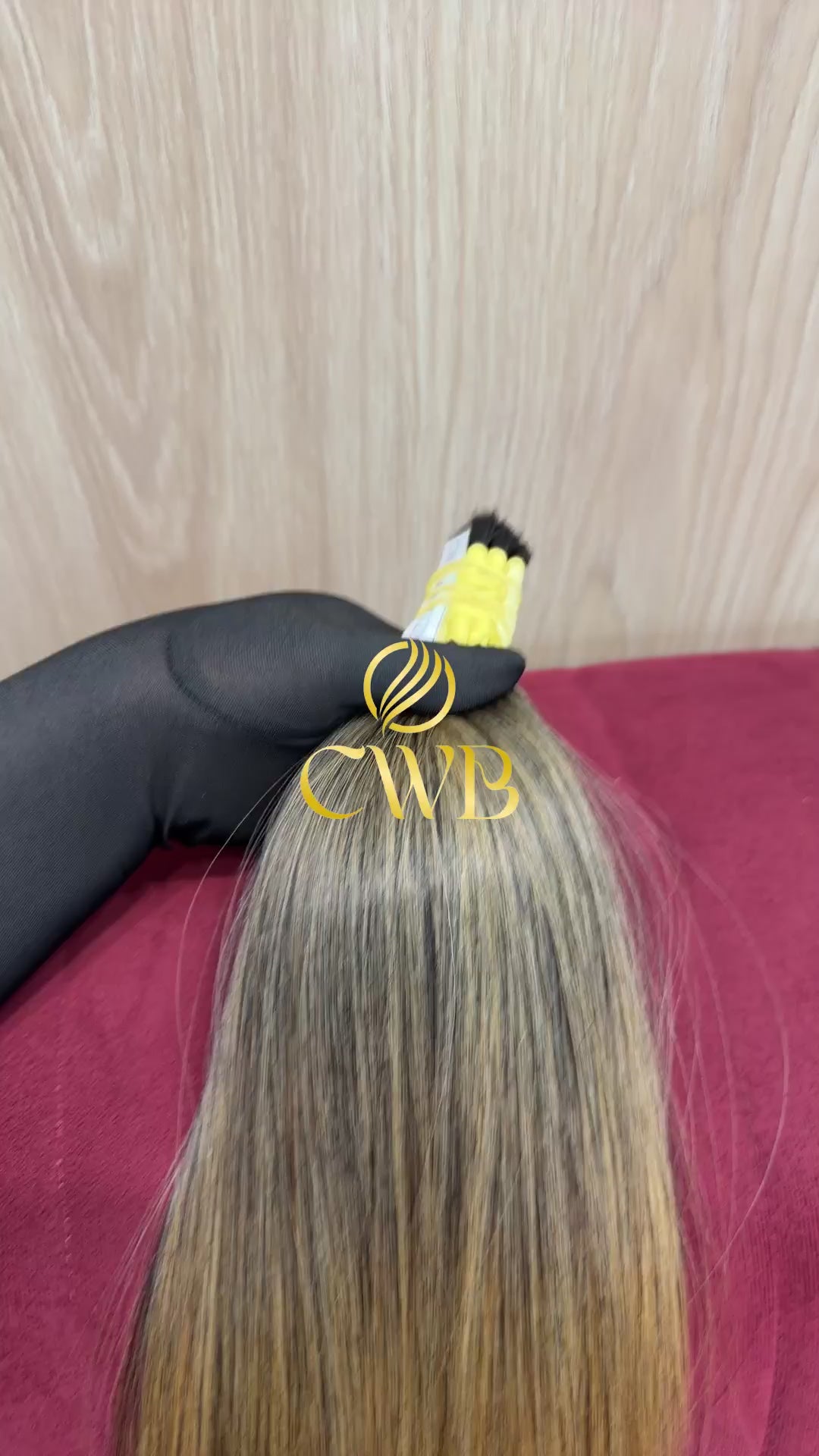 Cabelo Loiro Descolorido 63cm 184g Brasileiro do Sul