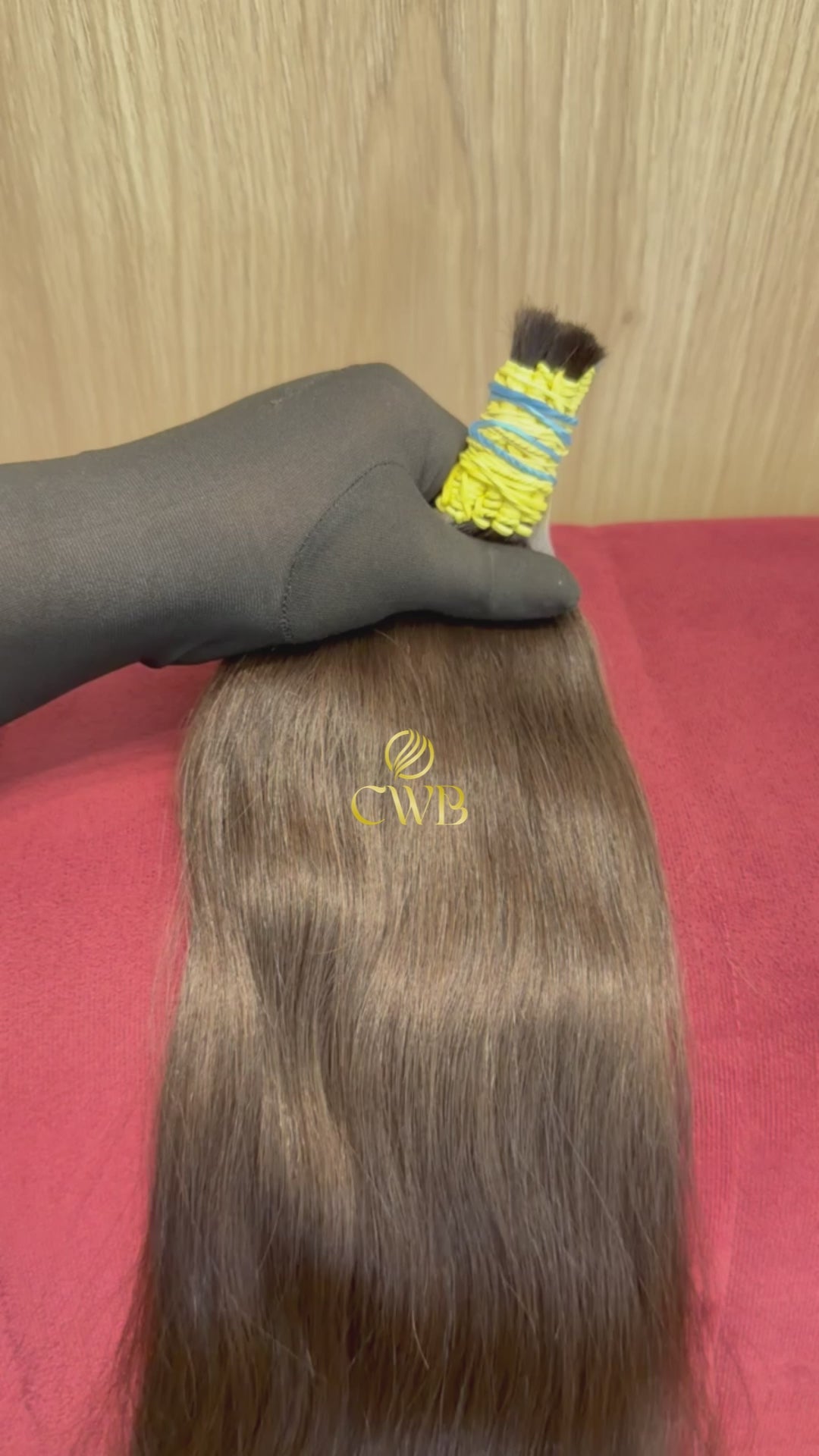 Cabelo Castanho Médio 61cm 113g Brasileiro do Sul