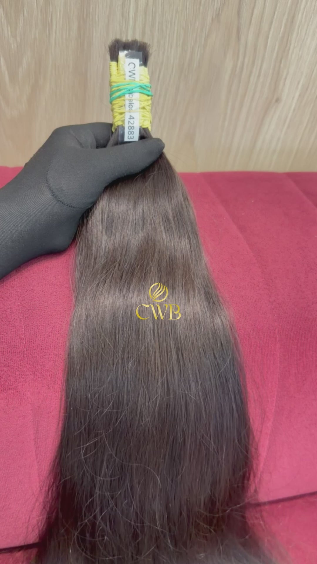 Cabelo Castanho Médio Natural 75cm 210g Brasileiro do Sul