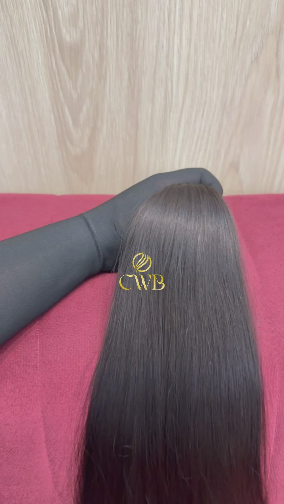 Cabelo Castanho Natural Médio 58cm 132g Brasileiro do Sul