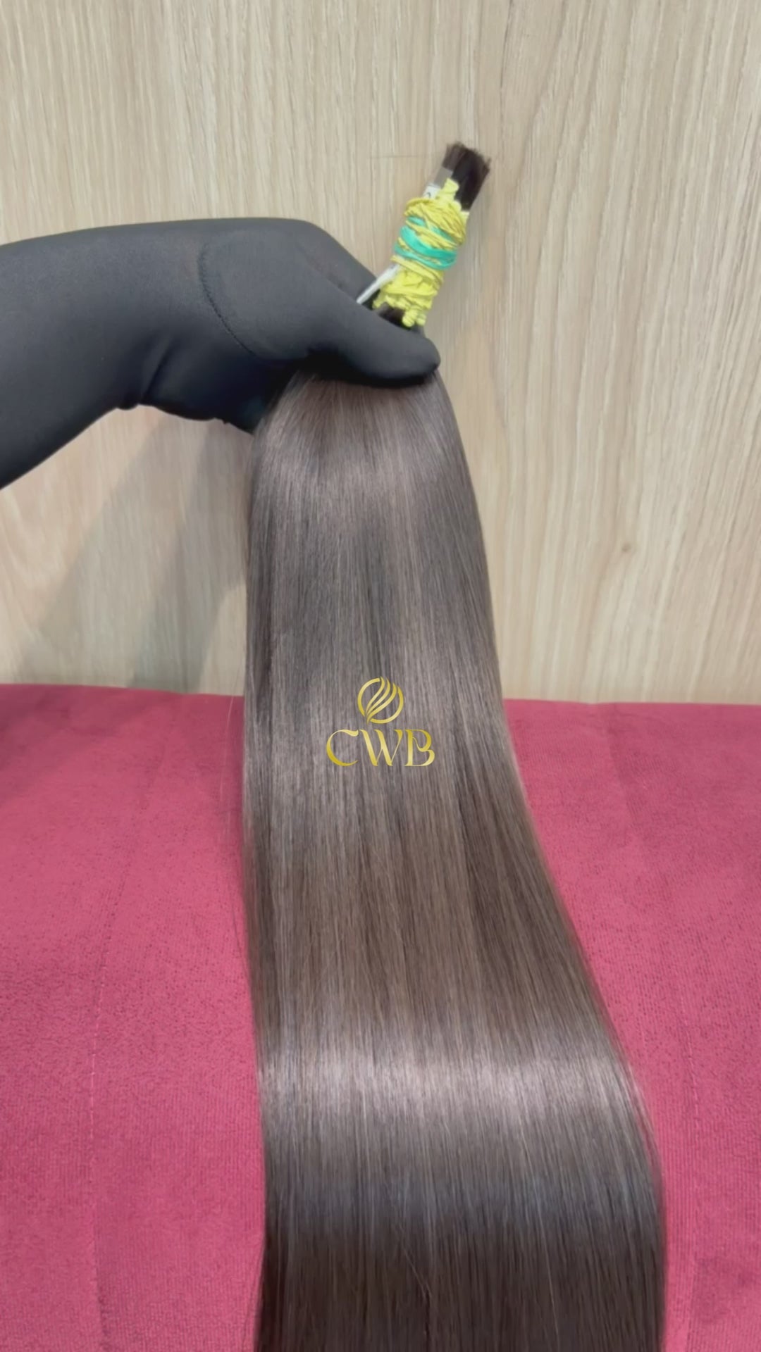 Cabelo Castanho Natural Claro 80cm 115g Brasileiro do Sul