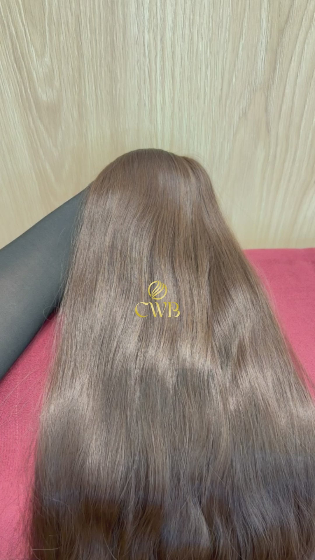 Cabelo Castanho Natural Claro 70cm 163g Brasileiro do Sul