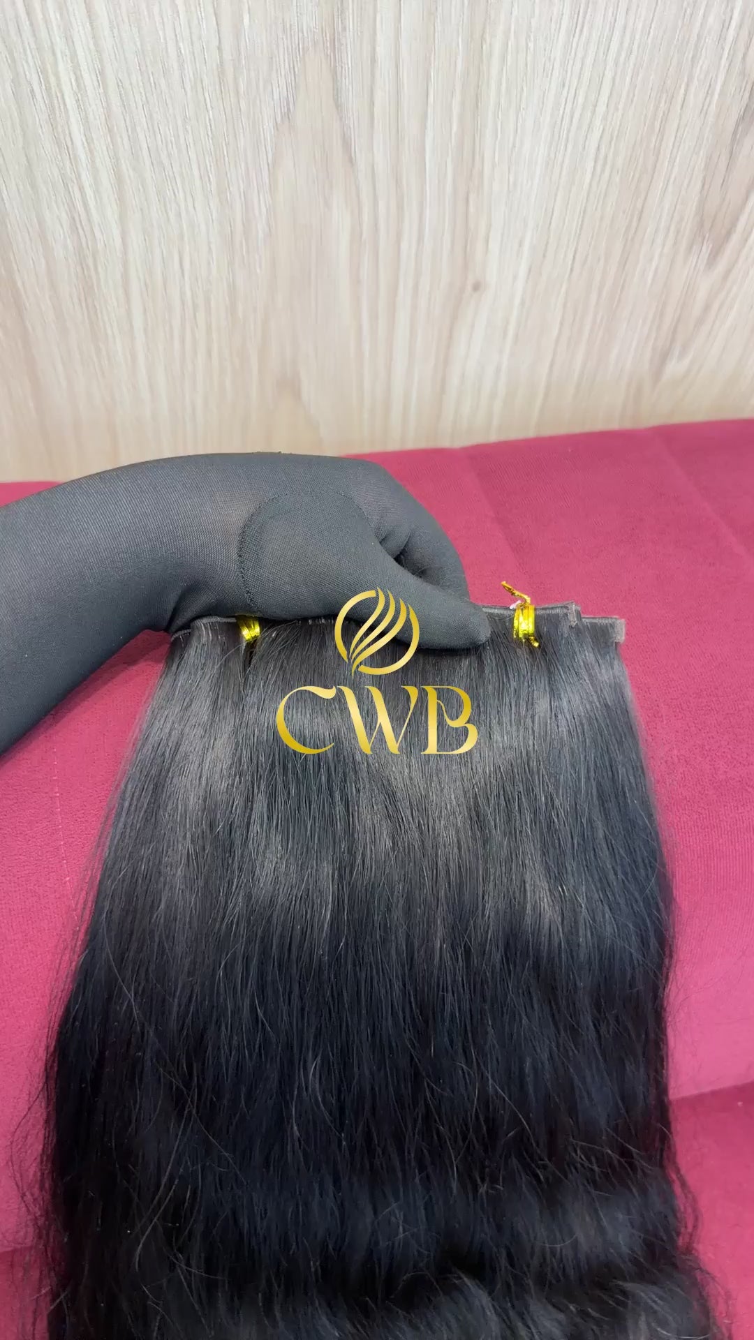 Cabelo Castanho Natural Escuro 64cm 193g Brasileiro do Sul