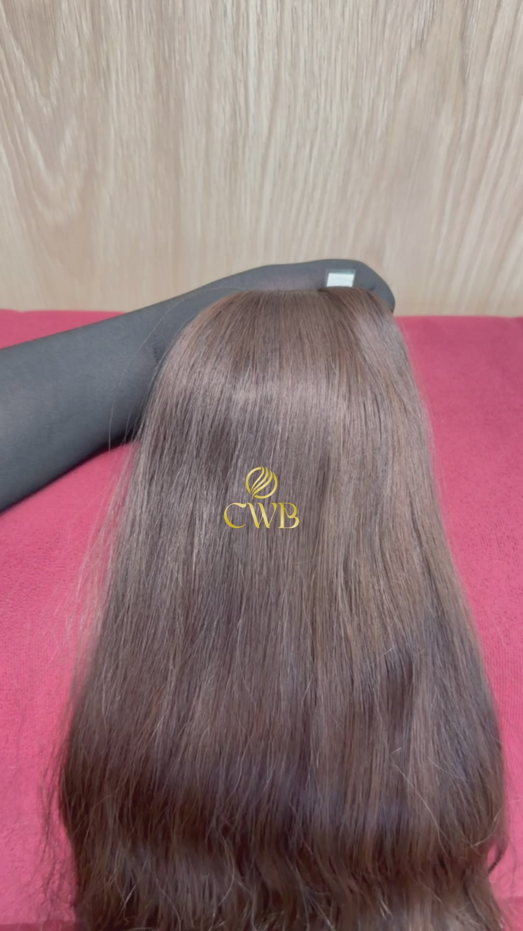 Cabelo Castanho Natural Claro 60cm 210g Brasileiro do Sul