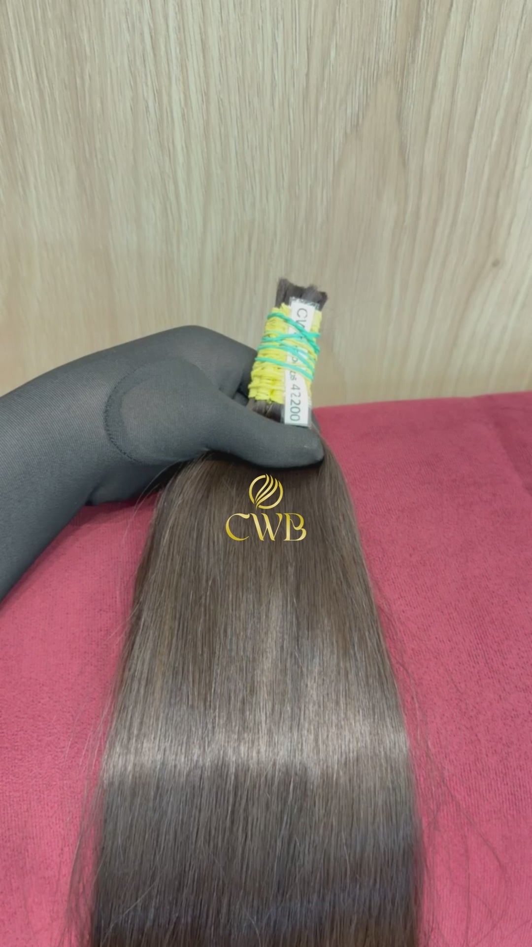 Cabelo Castanho Natural Claro 78cm 160g Brasileiro do Sul