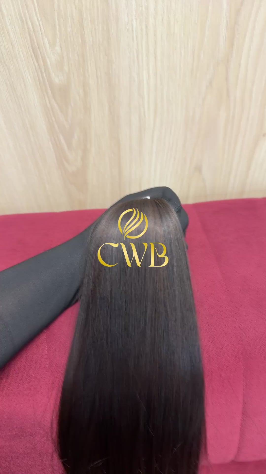 Cabelo Castanho Natural Médio 57cm 164g Brasileiro do Sul