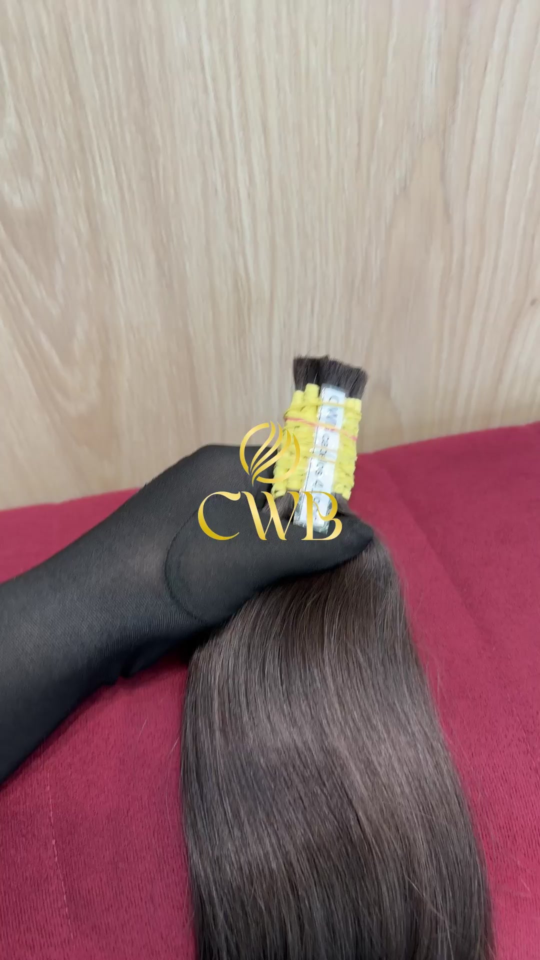 Cabelo Castanho Natural Médio 38cm 145g Brasileiro do Sul