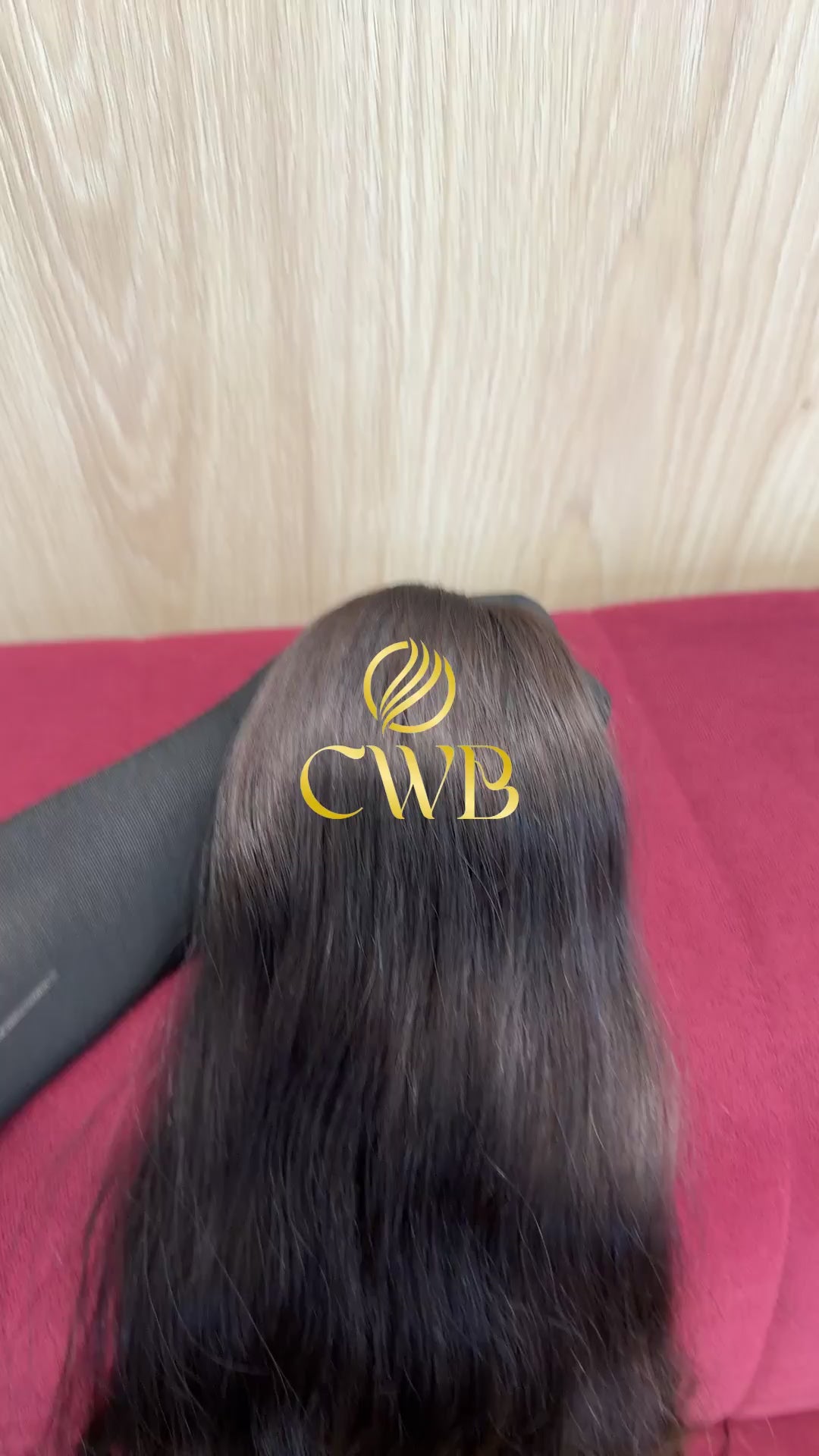 Cabelo Castanho Claro 62cm 94g Brasileiro do Sul