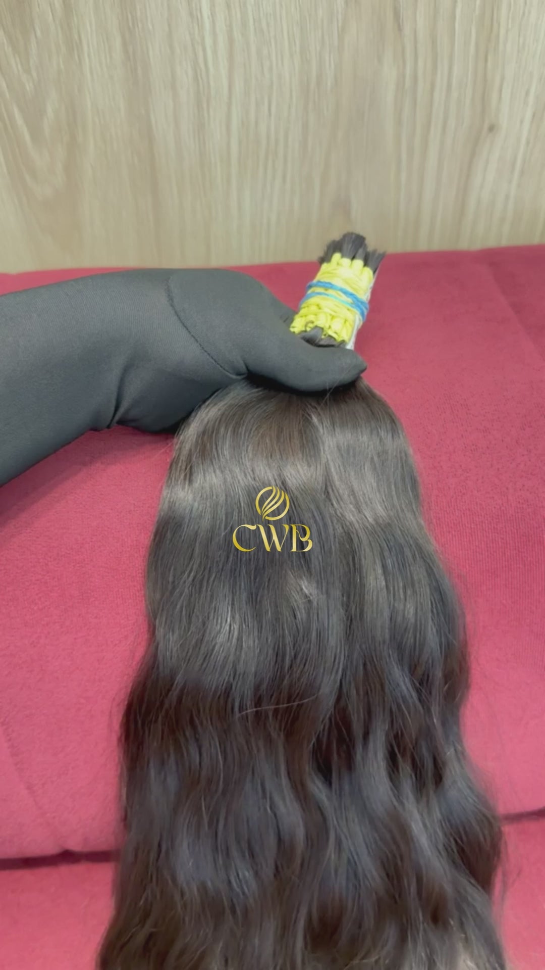 Cabelo Castanho Natural Médio 62cm 153g Brasileiro do Sul