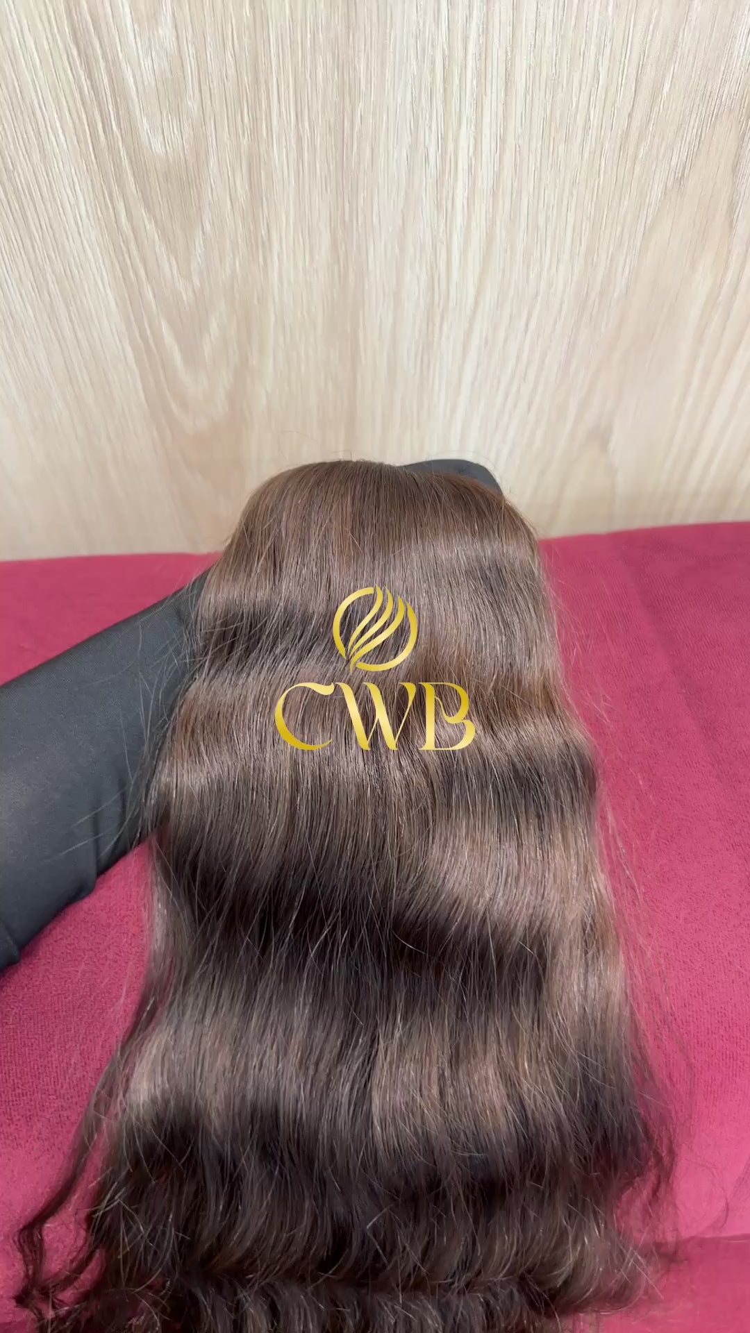 Cabelo Castanho Claro 55cm 163g Brasileiro do Sul