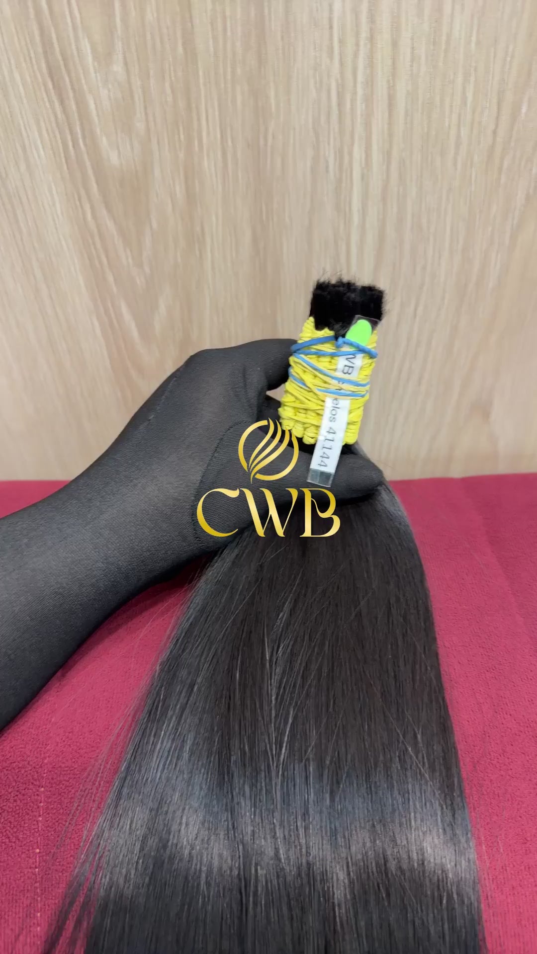 Cabelo Castanho Natural Médio 63cm 211g Brasileiro do Sul