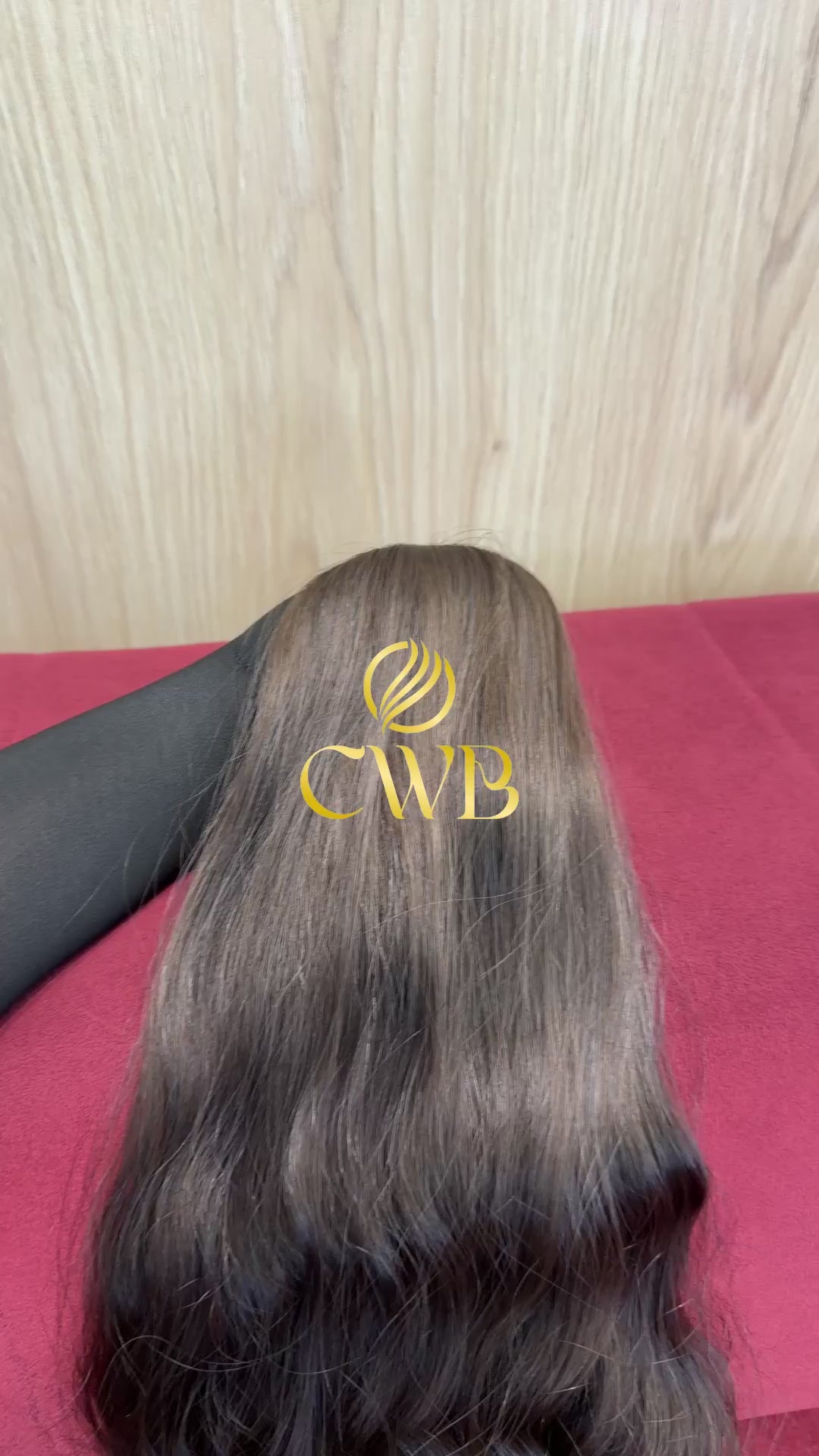 Cabelo Castanho Claro 67cm 156g Brasileiro do Sul