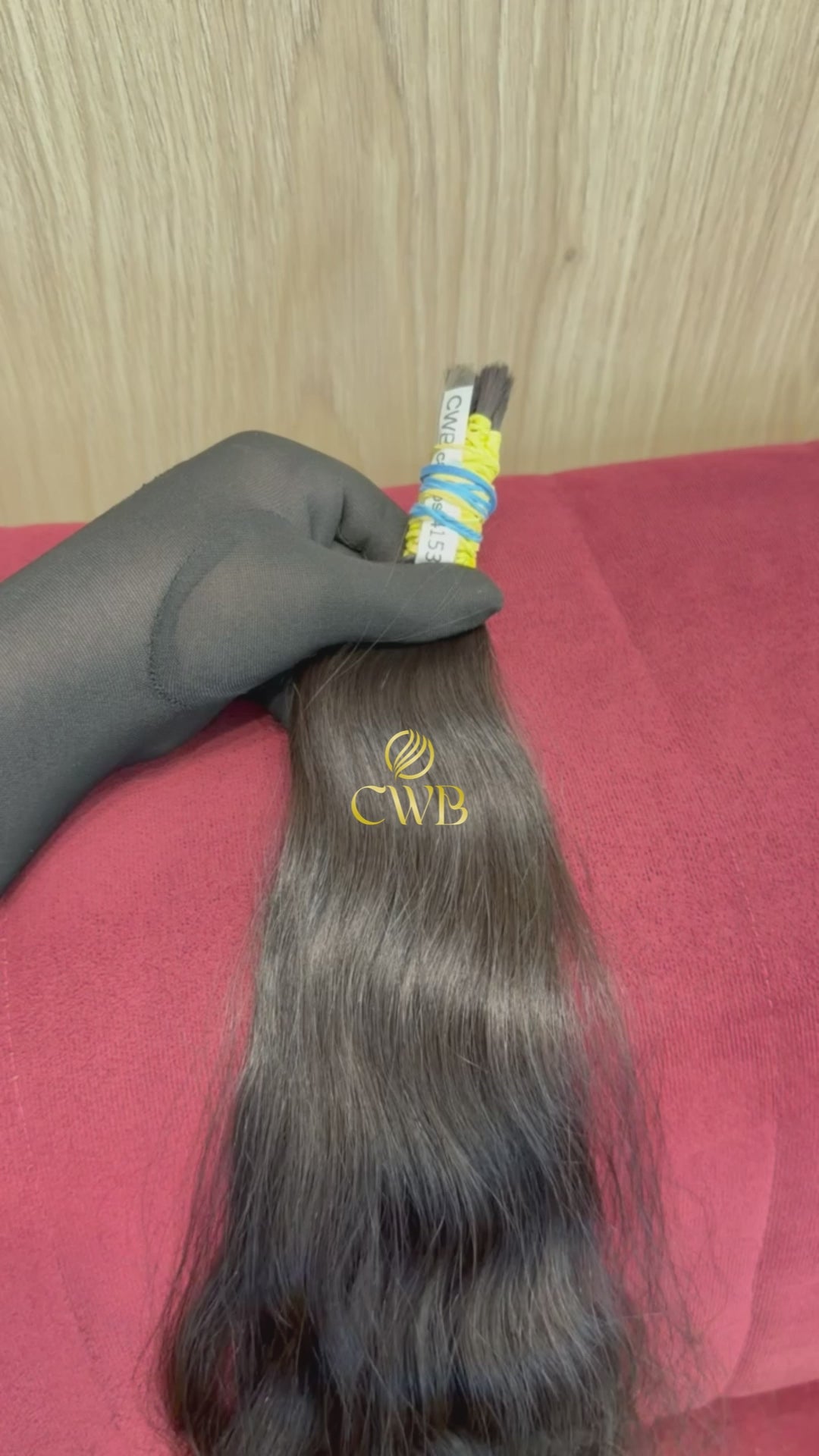 Cabelo Castanho Escuro 62cm 67g Brasileiro do Sul