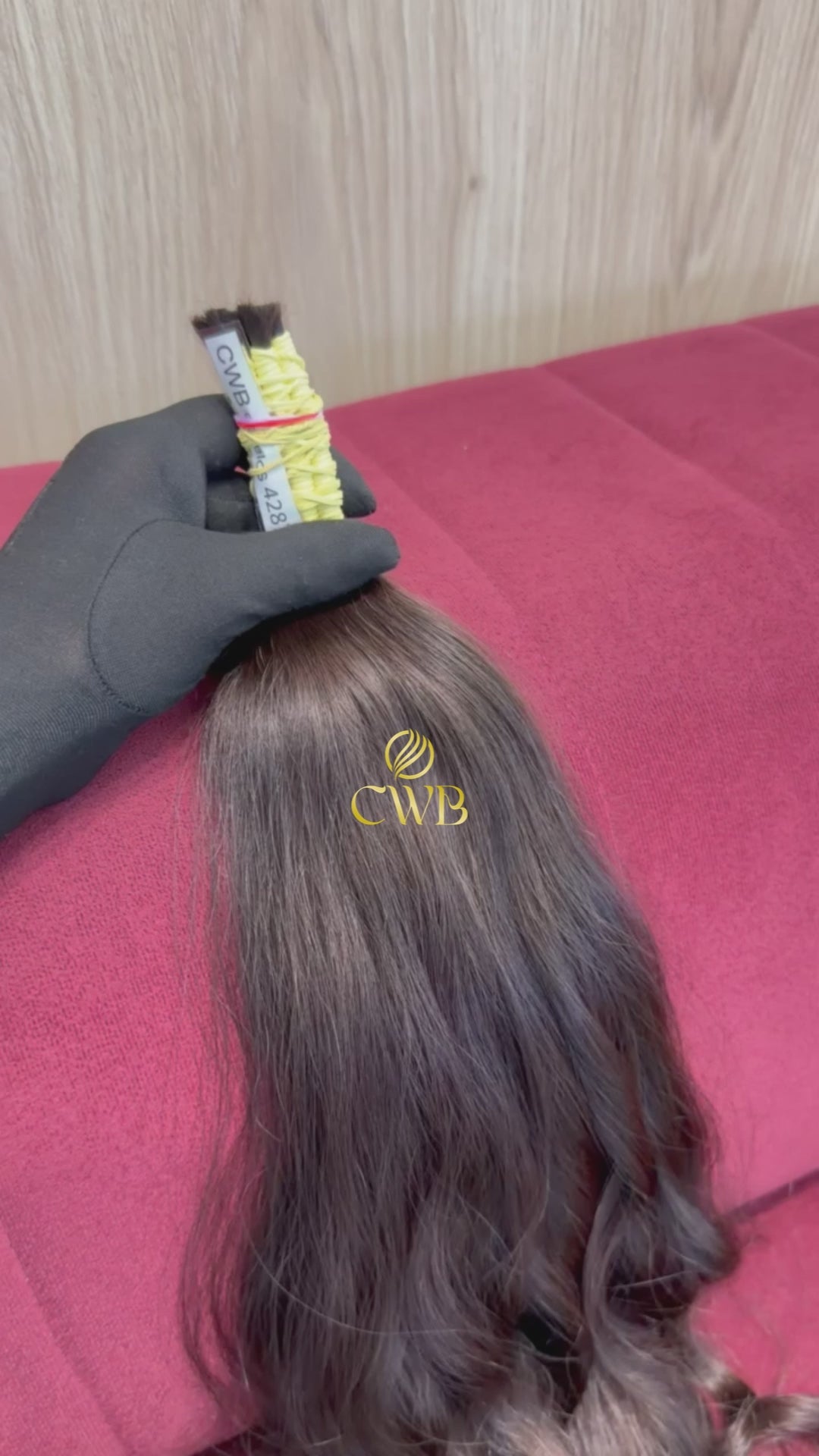 Cabelo Castanho Médio Natural 57cm 74g Brasileiro do Sul